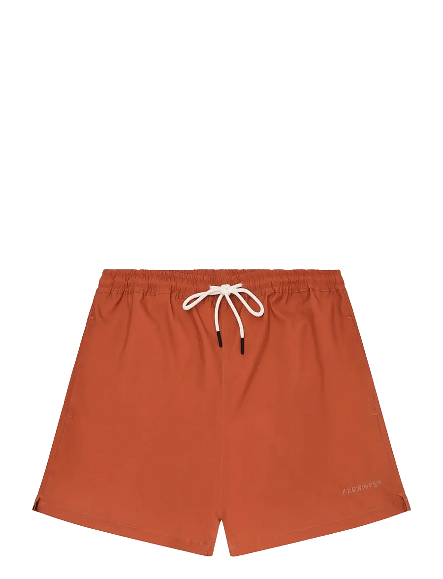 Knowledge Cotton Apparel - Stretch swimshorts - badehose - burnt brick - 1