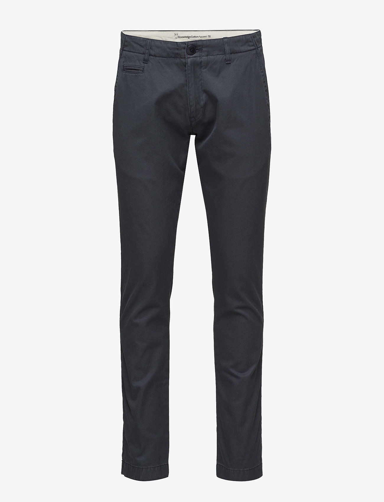 Knowledge Cotton Apparel - Twisted Twill Chinos''34 - blue - 0