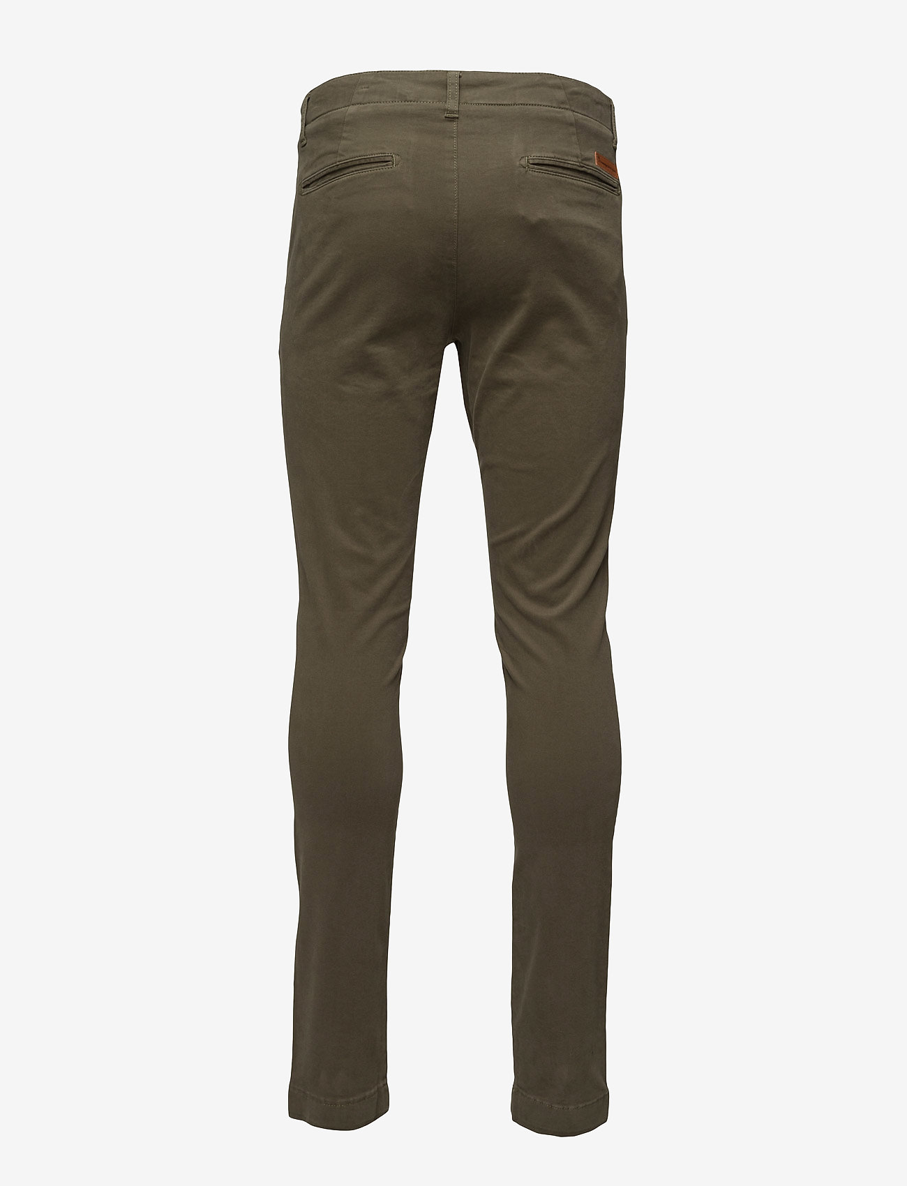 Knowledge Cotton Apparel - JOE chino pant - burned olive - 1