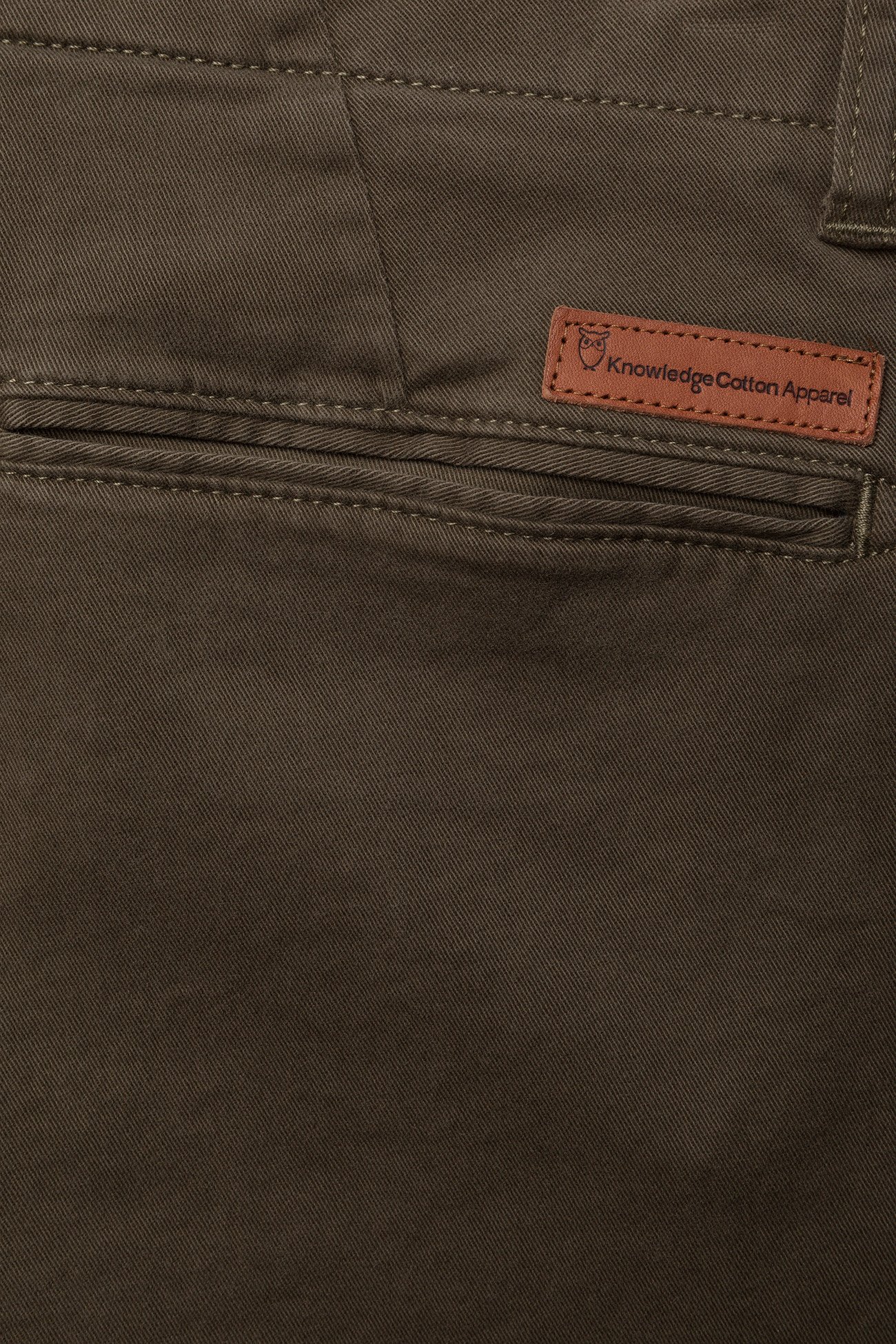 Knowledge Cotton Apparel - JOE chino pant - burned olive - 4