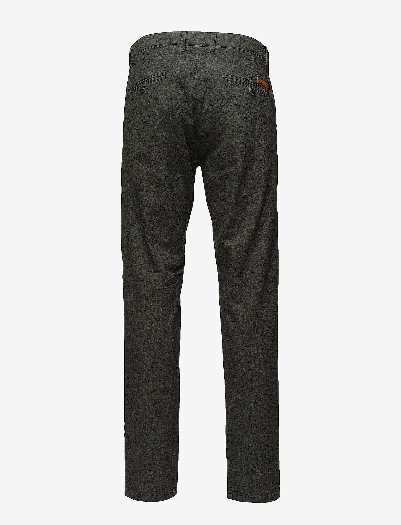 Knowledge Cotton Apparel - CHUCK flannel chino - GOTS/Vegan - forrest night - 1