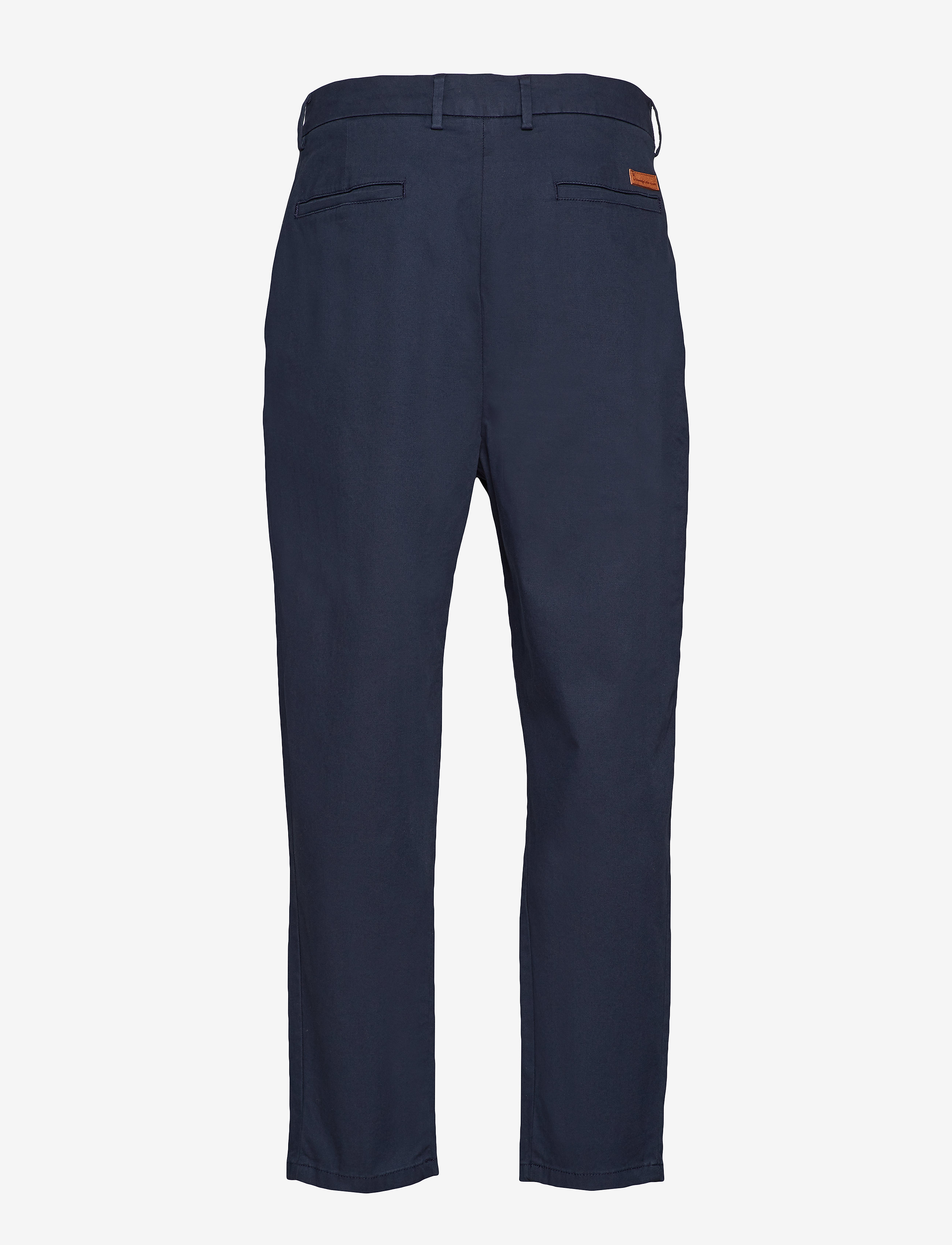 Knowledge Cotton Apparel - Loose chino pant  - GOTS/Vegan - total eclipse - 1