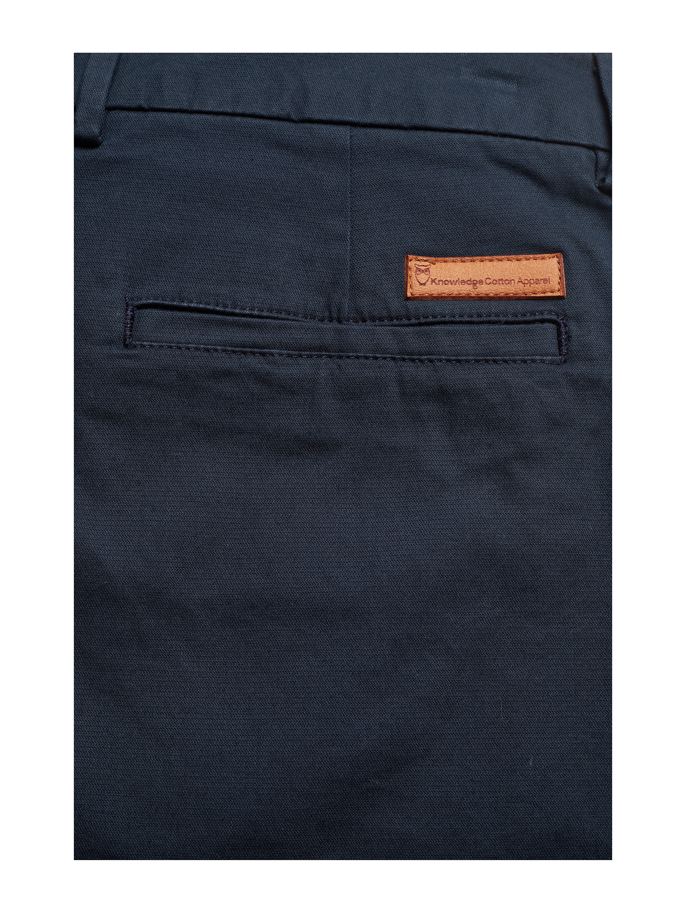 Knowledge Cotton Apparel - Loose chino pant  - GOTS/Vegan - total eclipse - 4