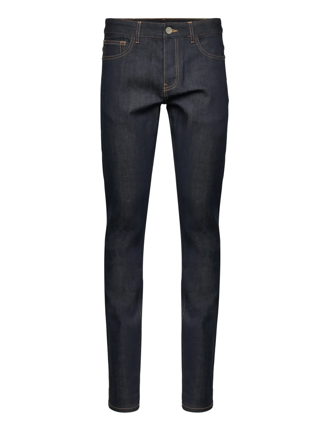 Knowledge Cotton Apparel ASH raw blue selvedge denim - GOTS/ - Knowledge Cotton Apparel Men - BLUE RAW / blue