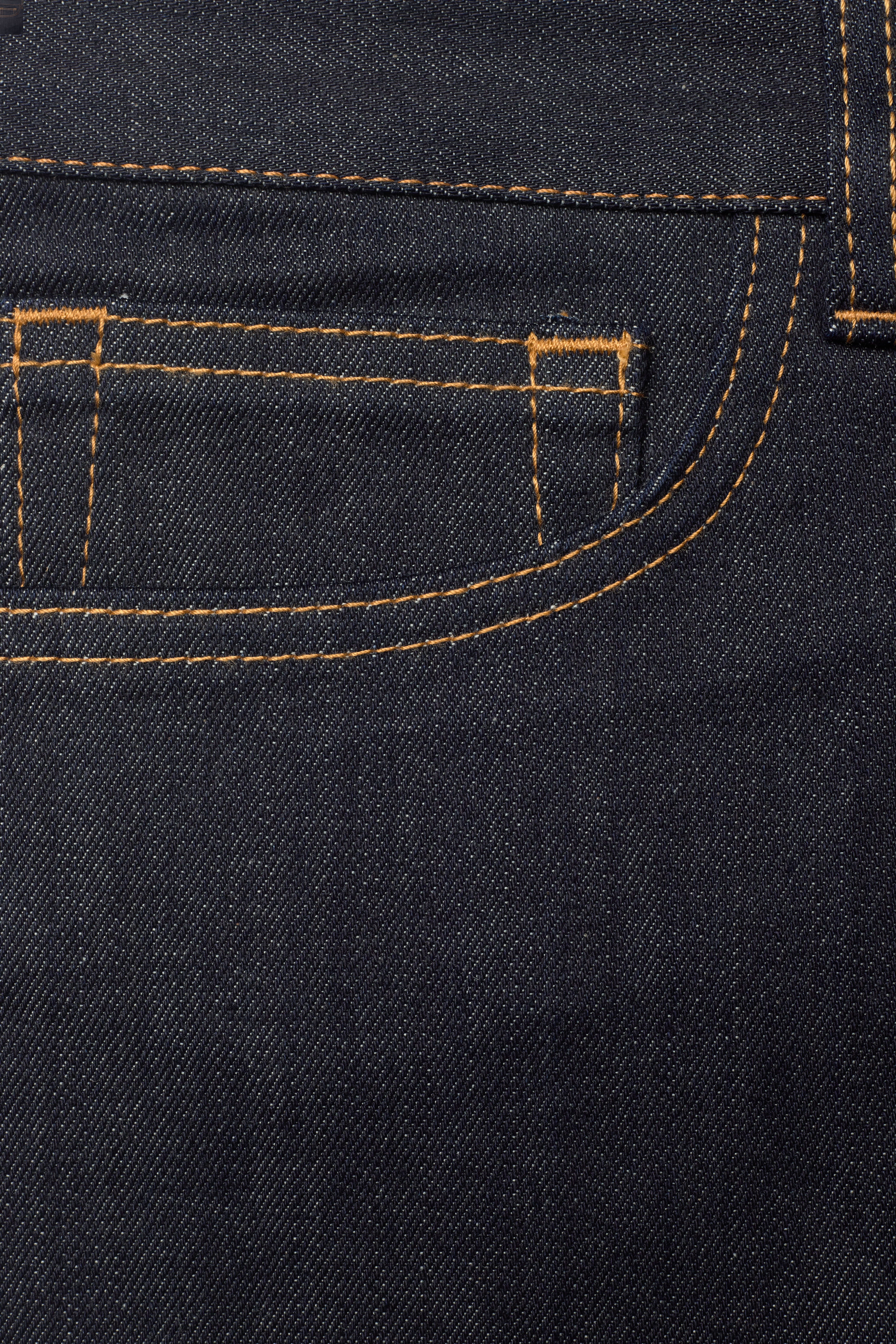 Knowledge Cotton Apparel - ASH raw blue selvedge denim - GOTS/ - slim jeans - blue raw - 4