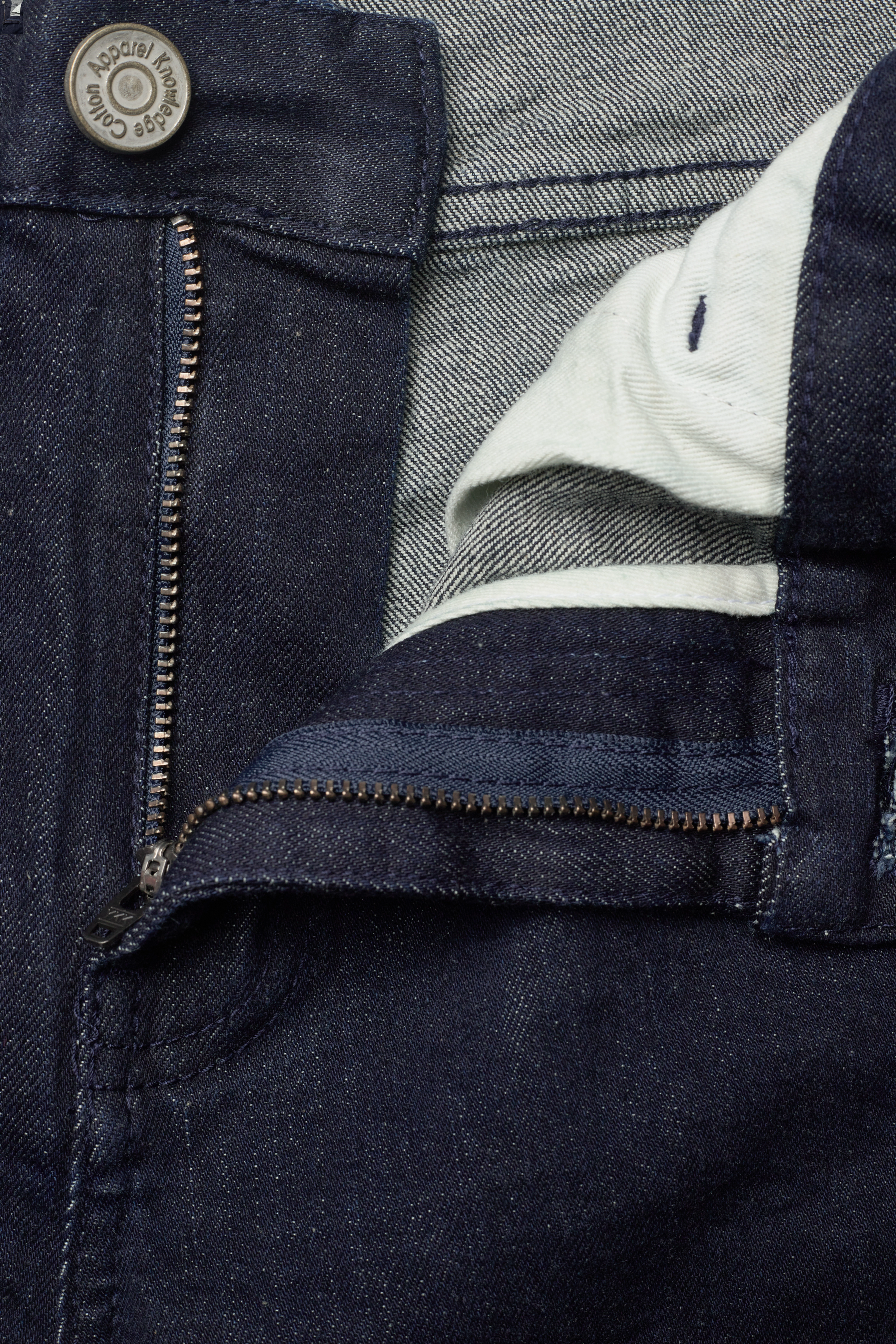 Knowledge Cotton Apparel - ASH blue rinse selvedge denim - GOT - slim jeans - blue rinse - 5