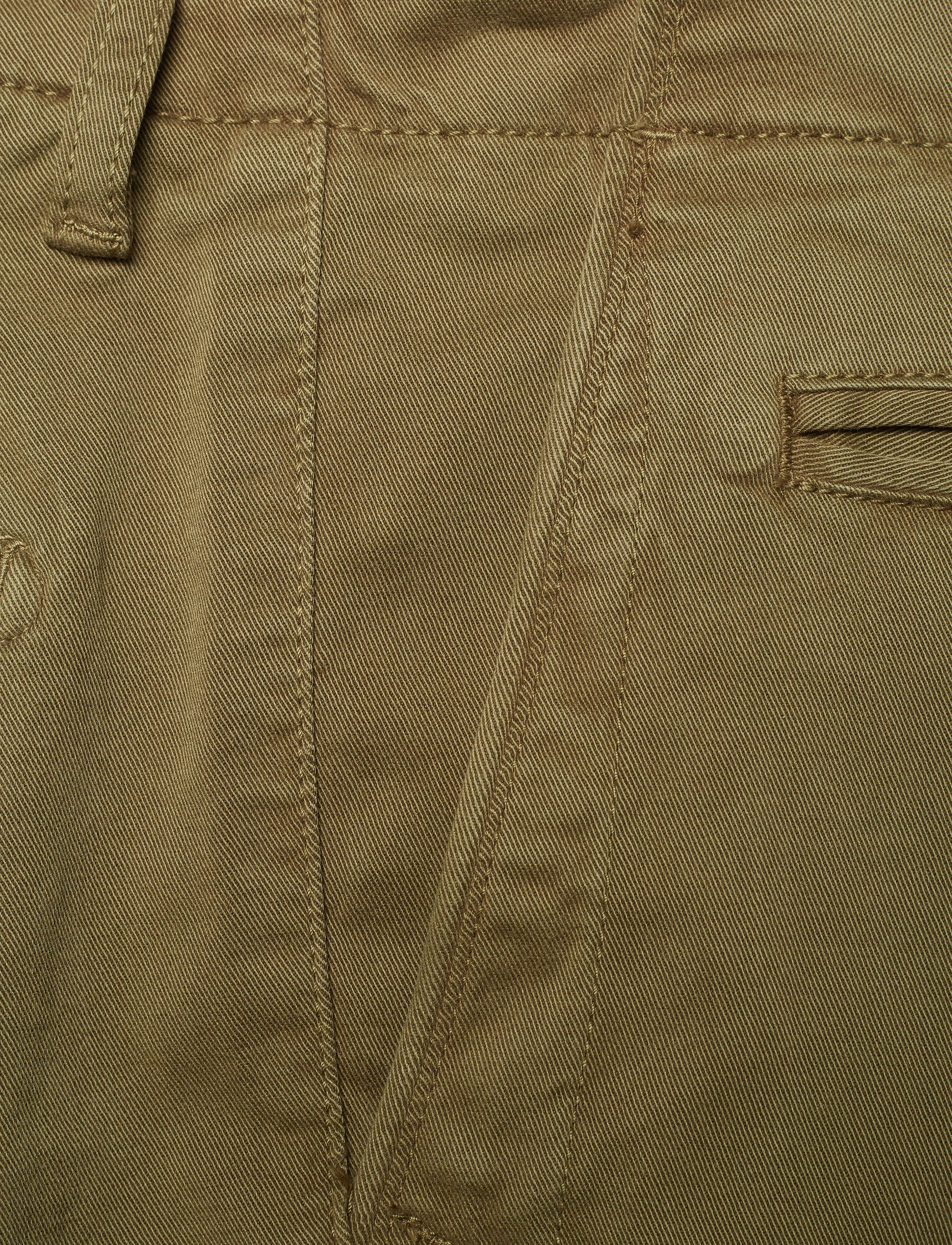 Knowledge Cotton Apparel - JOE slim stretched chino pant - GOT - chinos - burned olive - 2