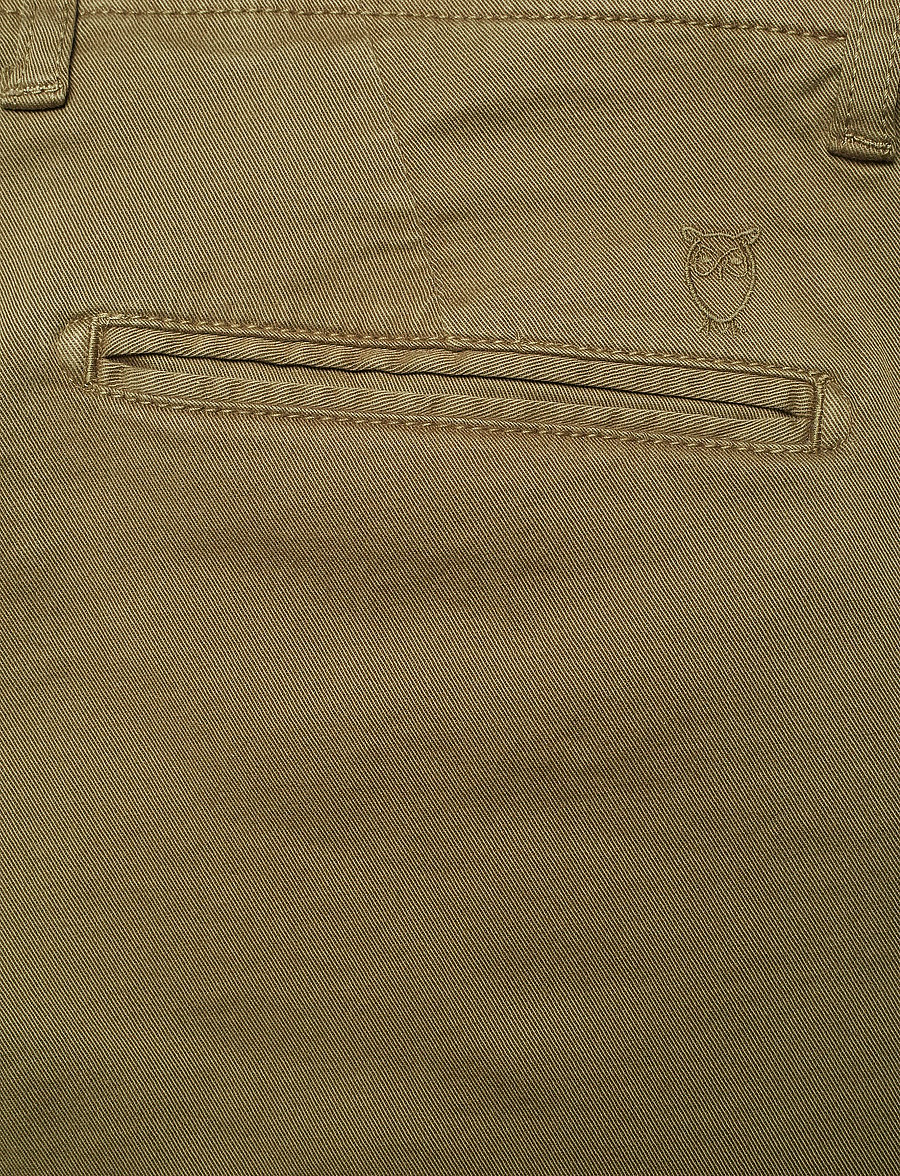 Knowledge Cotton Apparel - JOE slim stretched chino pant - GOT - chinos - burned olive - 4