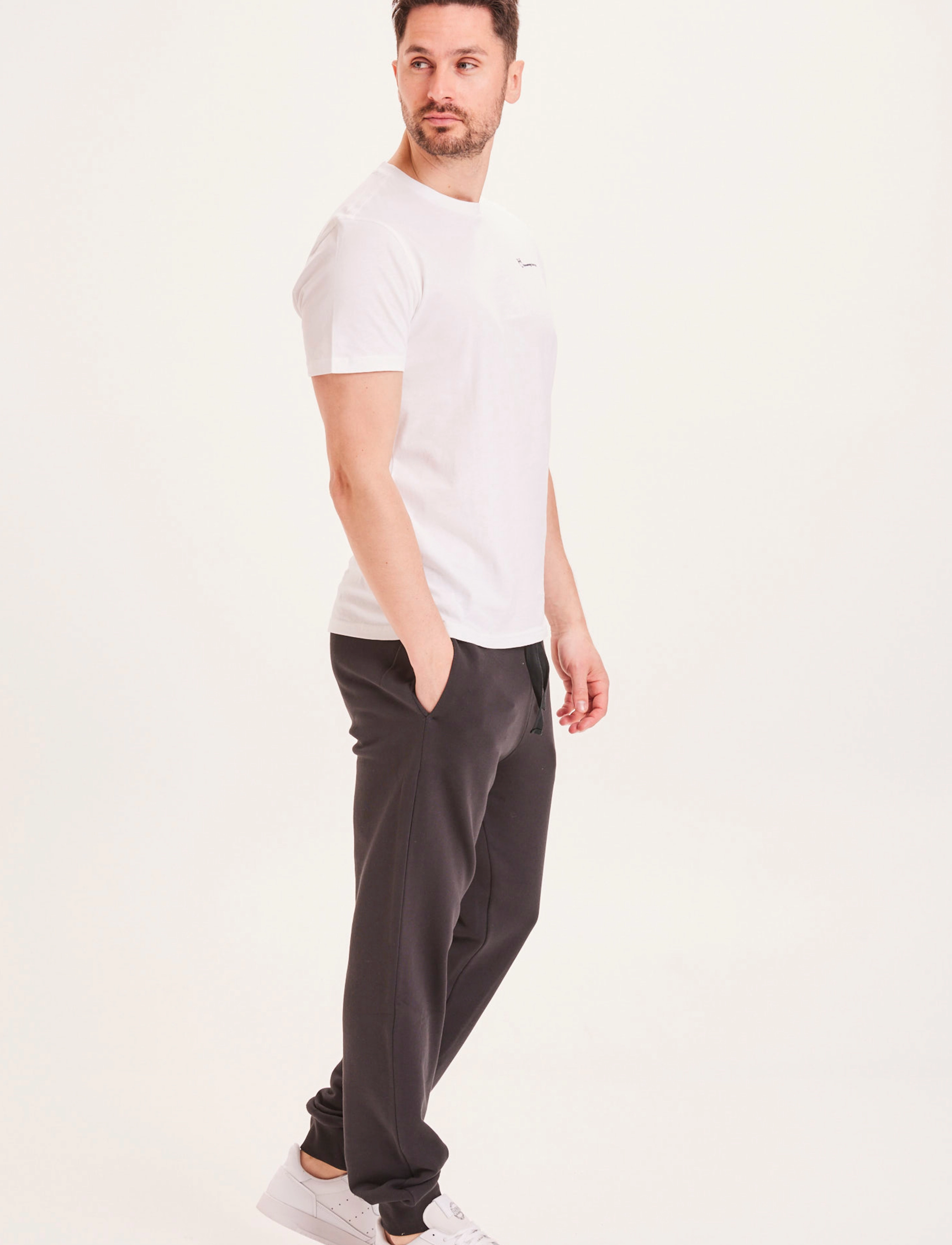Knowledge Cotton Apparel - Sweat pants - GOTS/Vegan - black jet - 4
