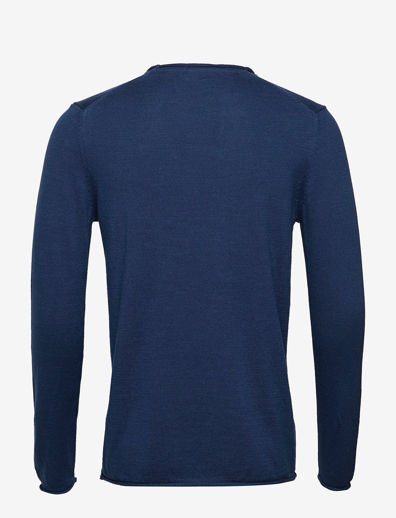 Knowledge Cotton Apparel - Fine single knit with roll edges - - insigna blue - 1