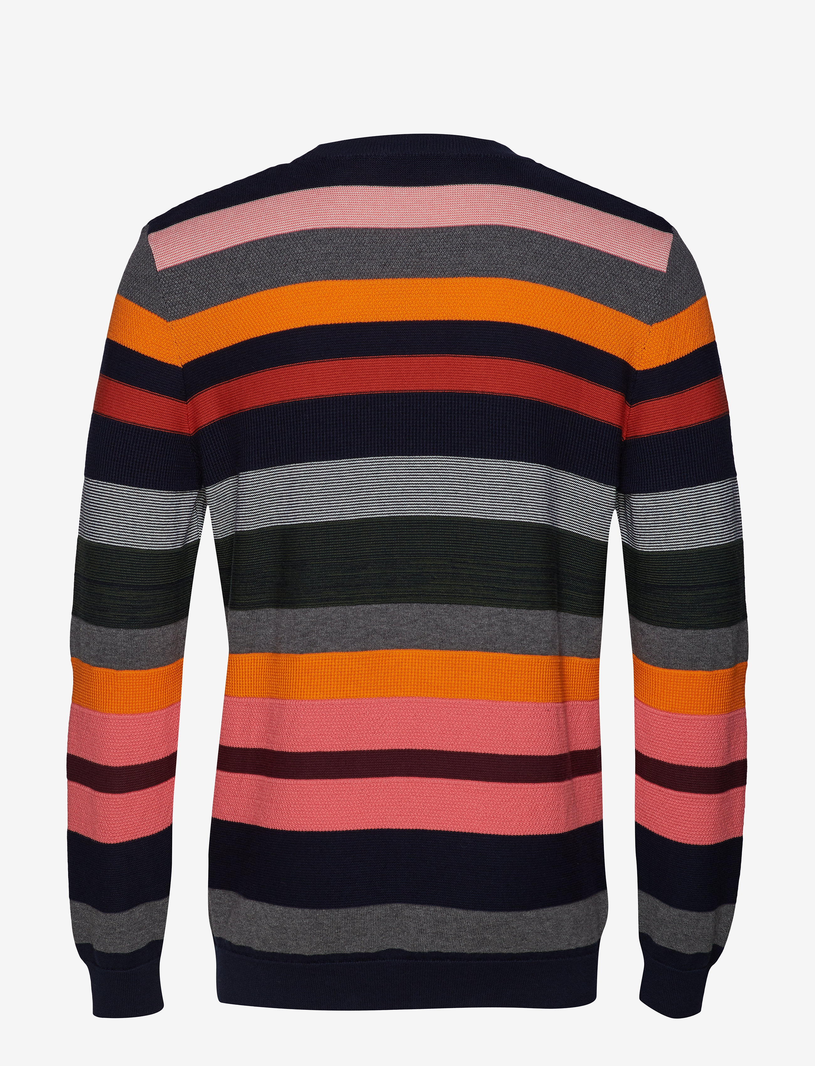Knowledge Cotton Apparel - Striped o-neck knit - GOTS - total eclipse - 1