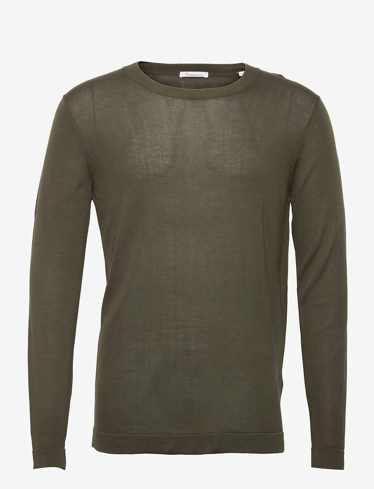 Knowledge Cotton Apparel - FORREST o-neck basic Tencel knit - - forrest night - 0