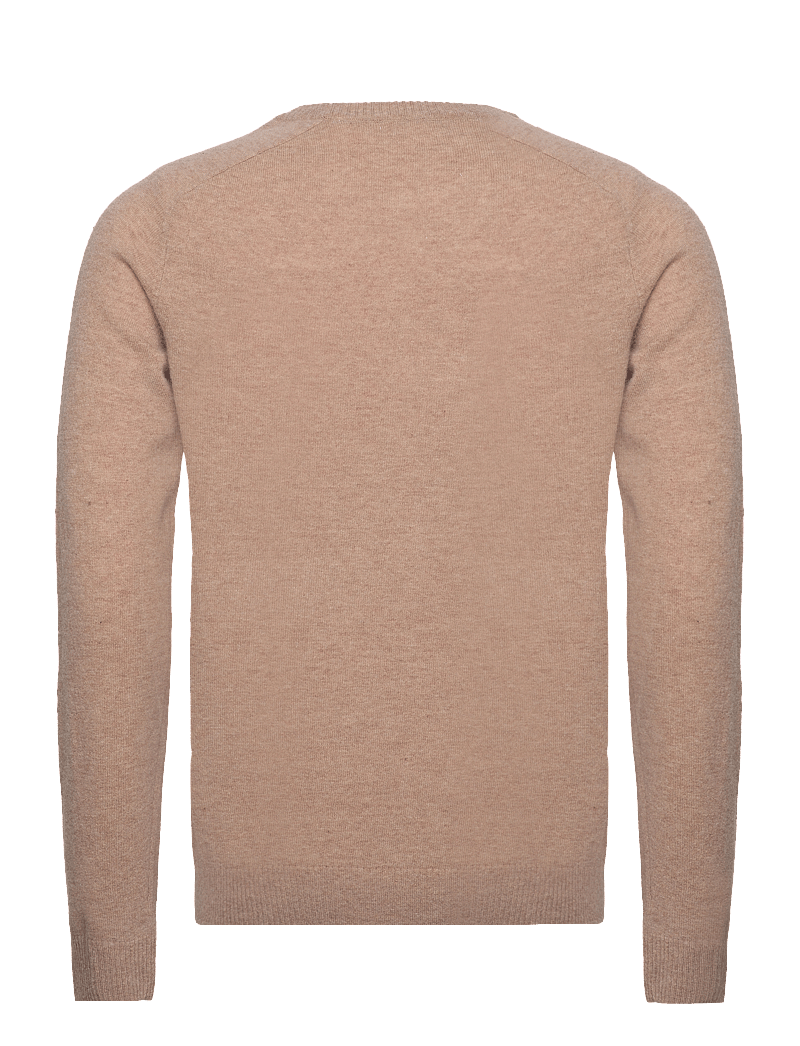 Knowledge Cotton Apparel - Lambswool Crew Neck - rundhals - kelp melange - 1