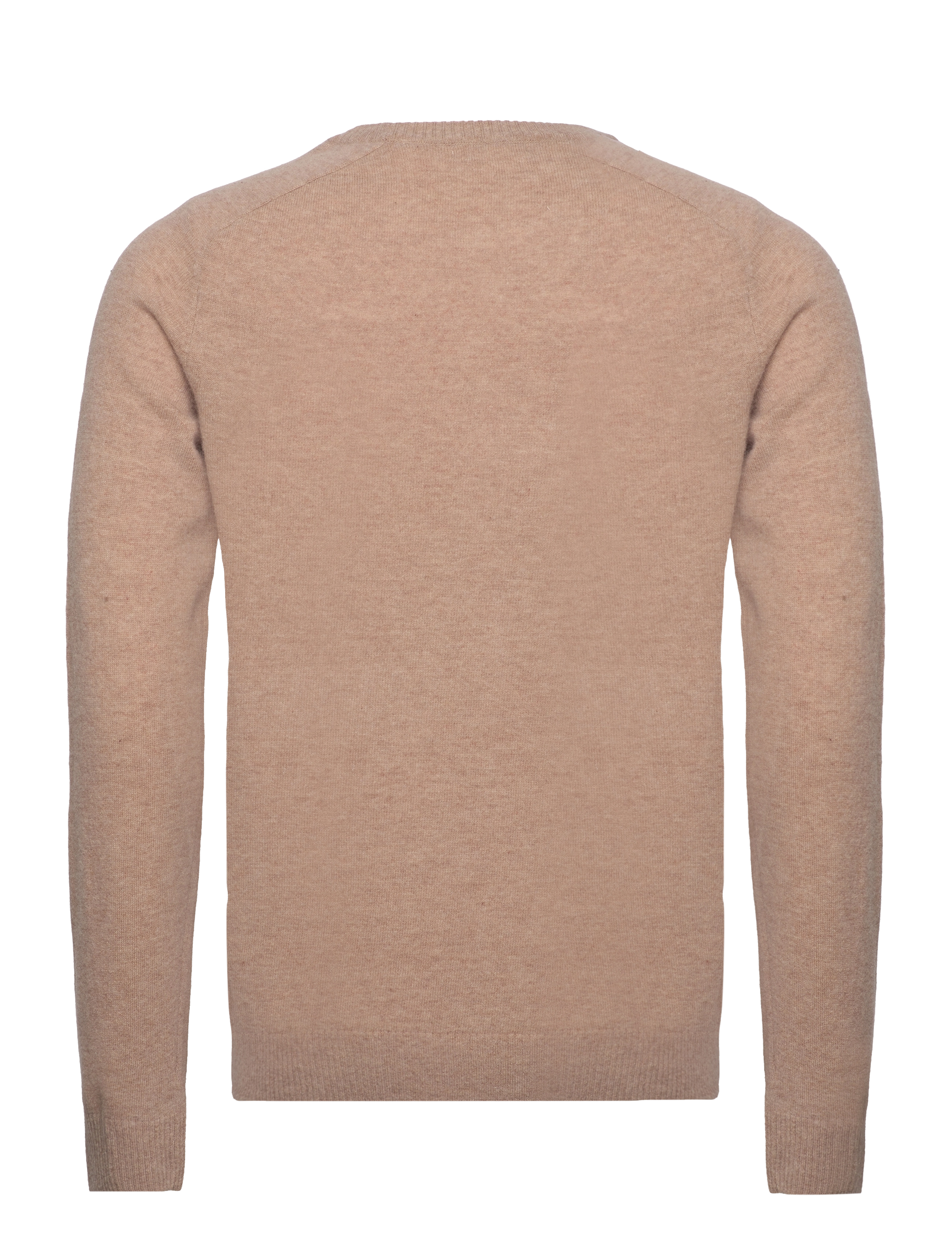 Knowledge Cotton Apparel - Lambswool Crew Neck RWS - rundhalsad - kelp melange - 1