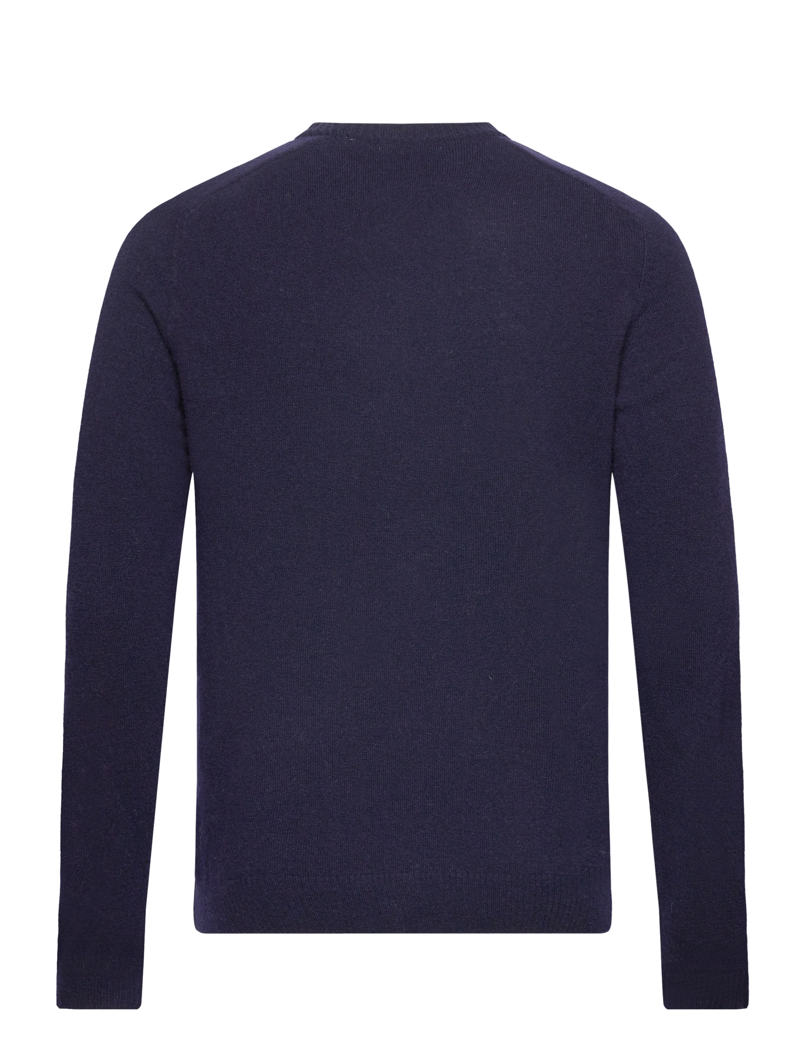 Knowledge Cotton Apparel - Lambswool Crew Neck RWS - rundhalsad - total eclipse - 2
