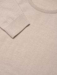 Knowledge Cotton Apparel - O-neck merino wool plain knit - GOT - basic-strickmode - kelp melange - 2