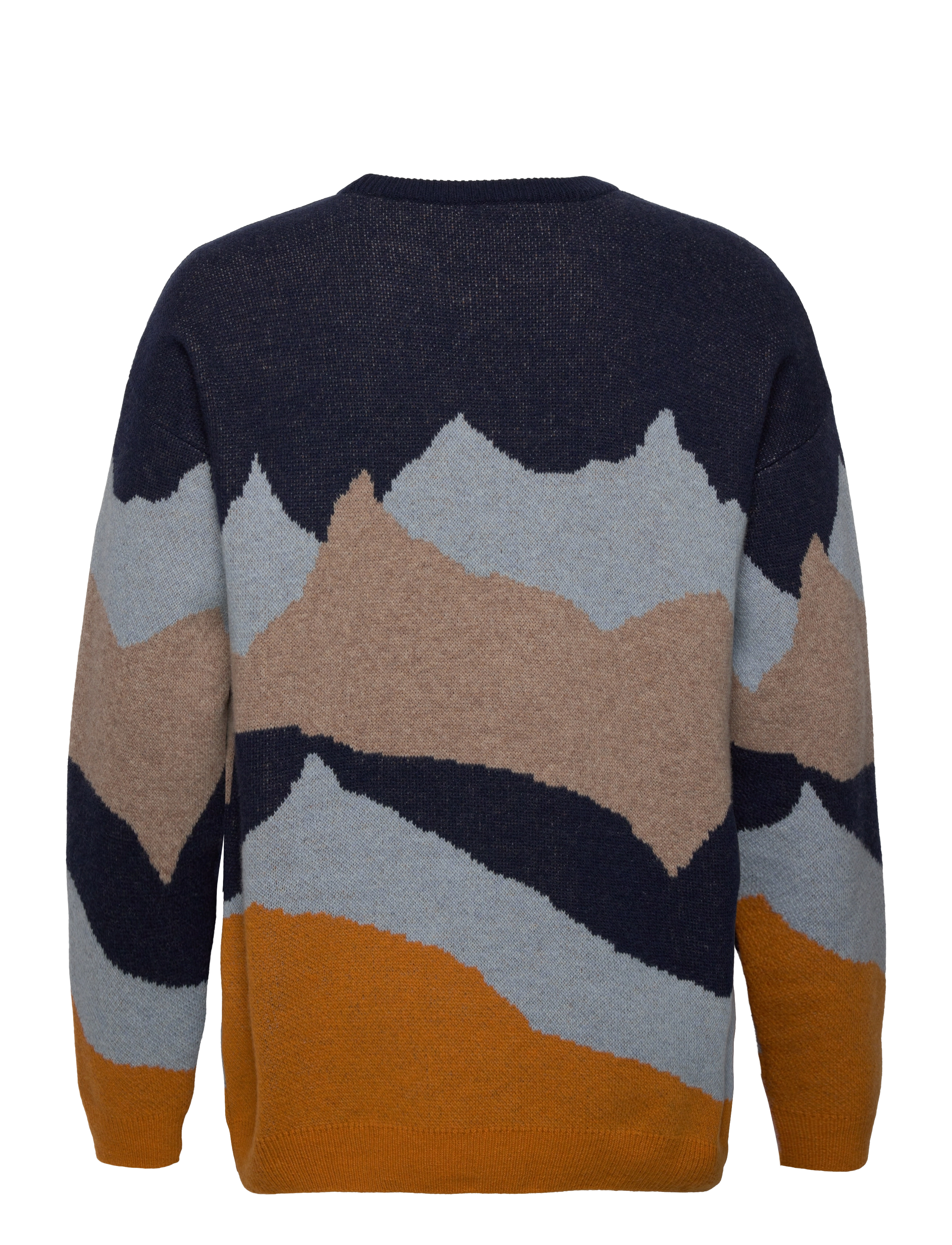 Knowledge Cotton Apparel - Crew mountain wool knit - GOTS - item colour - 1