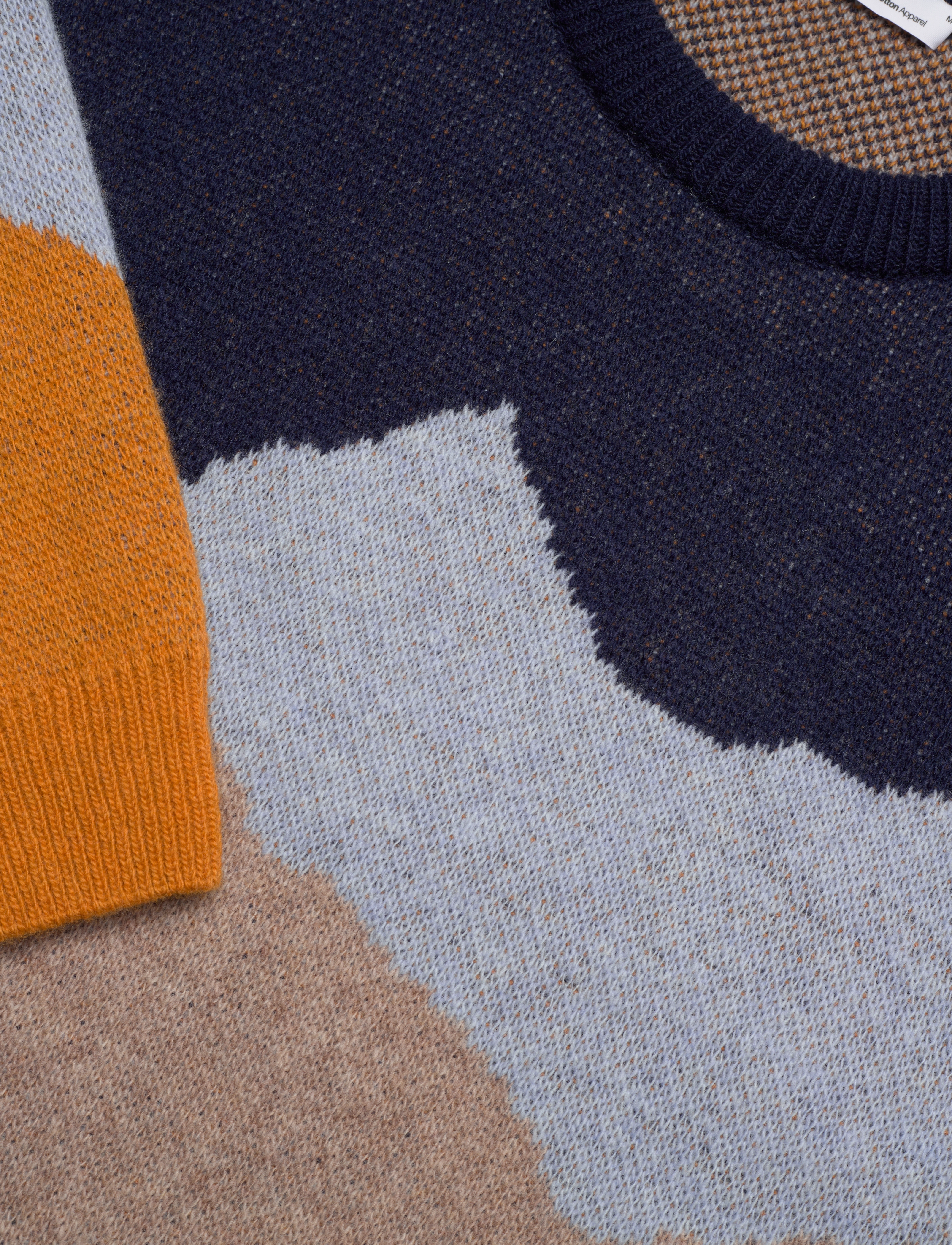 Knowledge Cotton Apparel - Crew mountain wool knit - GOTS - item colour - 2