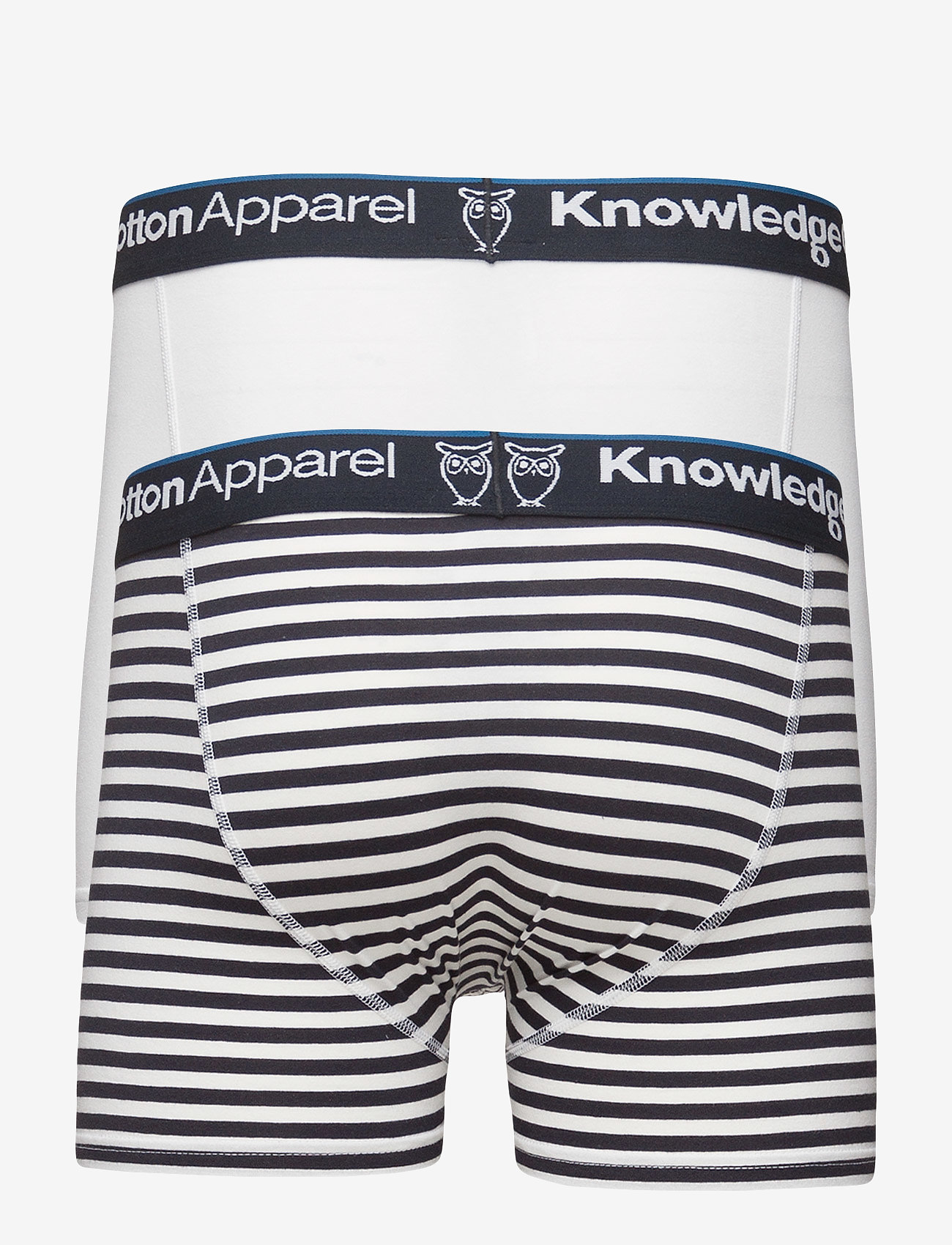 Knowledge Cotton Apparel - MAPLE 2 pack striped underwear - total eclipse - 1