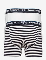 Knowledge Cotton Apparel - MAPLE 2 pack striped underwear - total eclipse - 1