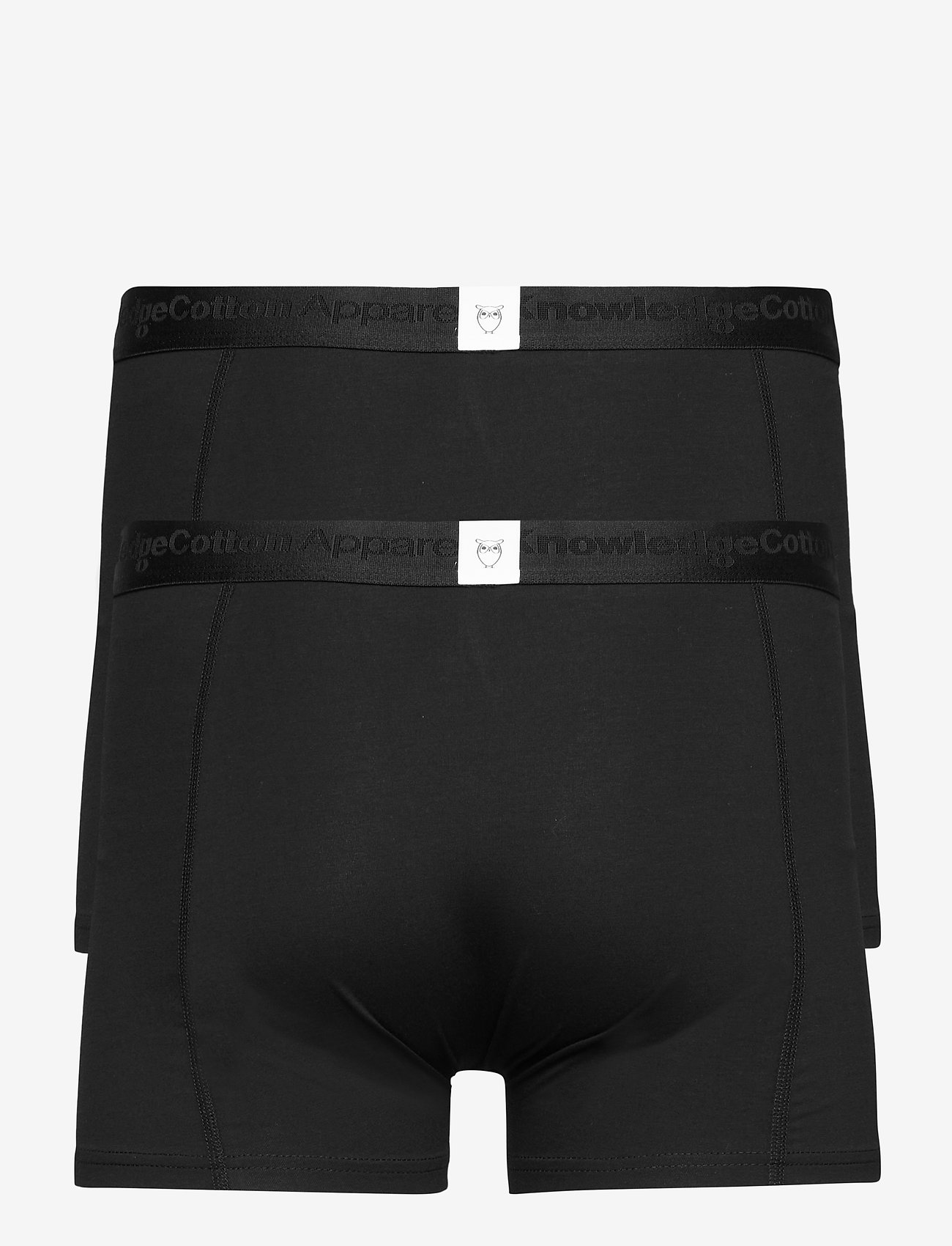Knowledge Cotton Apparel - 2-pack underwear - GOTS/Vegan - black jet - 2