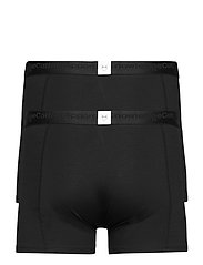 Knowledge Cotton Apparel - 2-pack underwear - GOTS/Vegan - lägsta priserna - black jet - 2