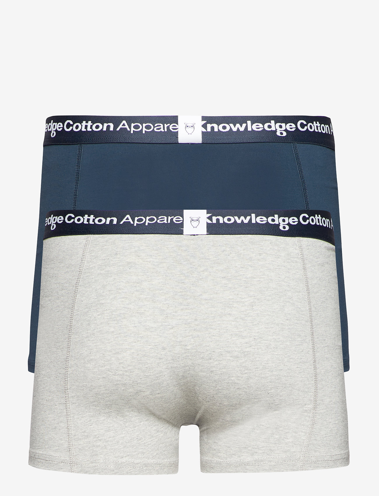 Knowledge Cotton Apparel - 2-pack underwear - GOTS/Vegan - grey melange - 1