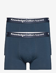 Knowledge Cotton Apparel - 2-pack underwear - GOTS/Vegan - laveste priser - total eclipse - 0