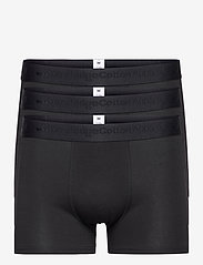 Knowledge Cotton Apparel - 3-pack underwear - GOTS/Vegan - laveste priser - black jet - 0