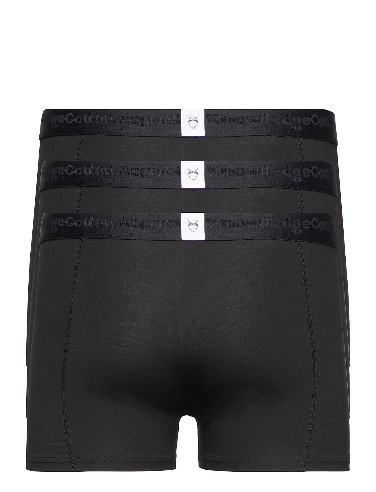 Knowledge Cotton Apparel - 3-pack underwear - GOTS/Vegan - zemākās cenas - black jet - 1