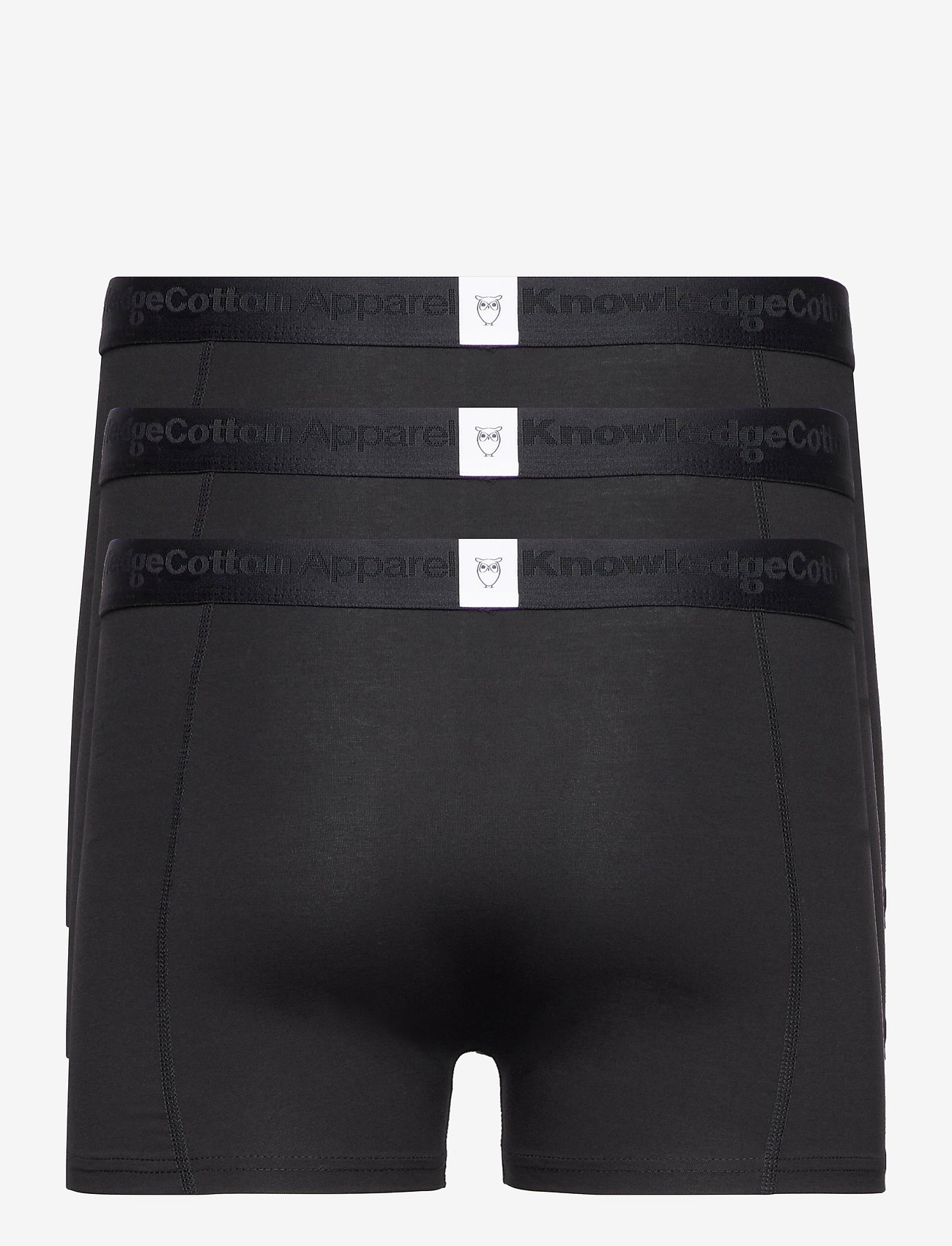 Knowledge Cotton Apparel - 3-pack underwear - GOTS/Vegan - black jet - 1