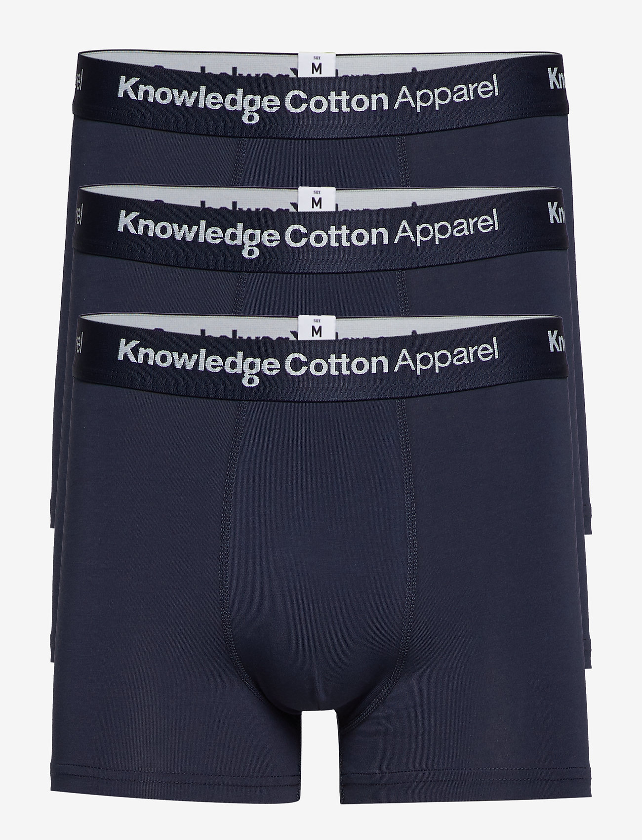 Knowledge Cotton Apparel - 3-pack underwear - GOTS/Vegan - boxershortser - total eclipse - 0