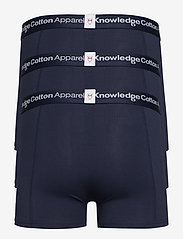 Knowledge Cotton Apparel - 3-pack underwear - GOTS/Vegan - zemākās cenas - total eclipse - 1