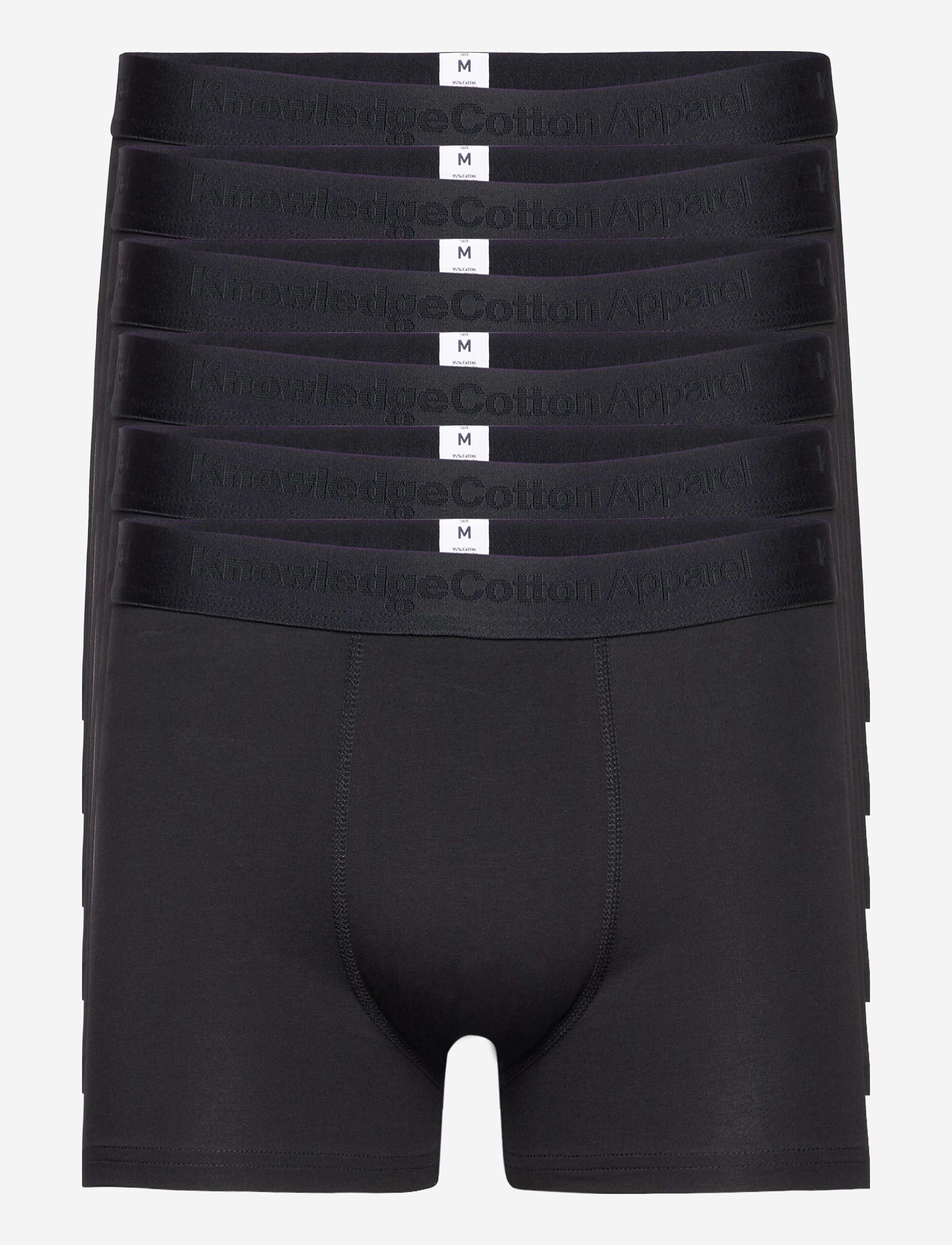 Knowledge Cotton Apparel - 6-pack underwear - GOTS/Vegan - black jet - 0