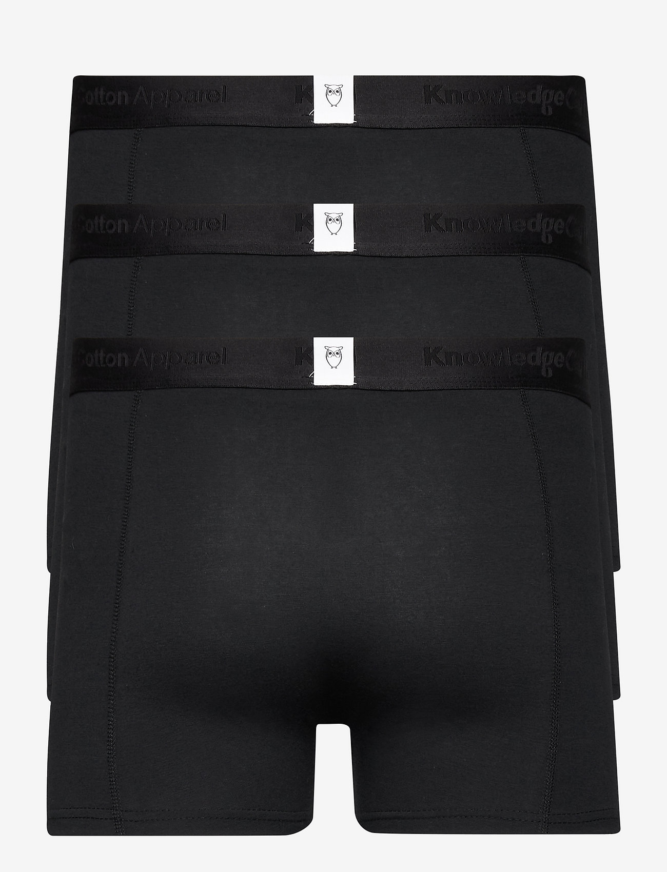 Knowledge Cotton Apparel - MAPLE 3-pack underwear - GOTS/Vegan - black jet - 2