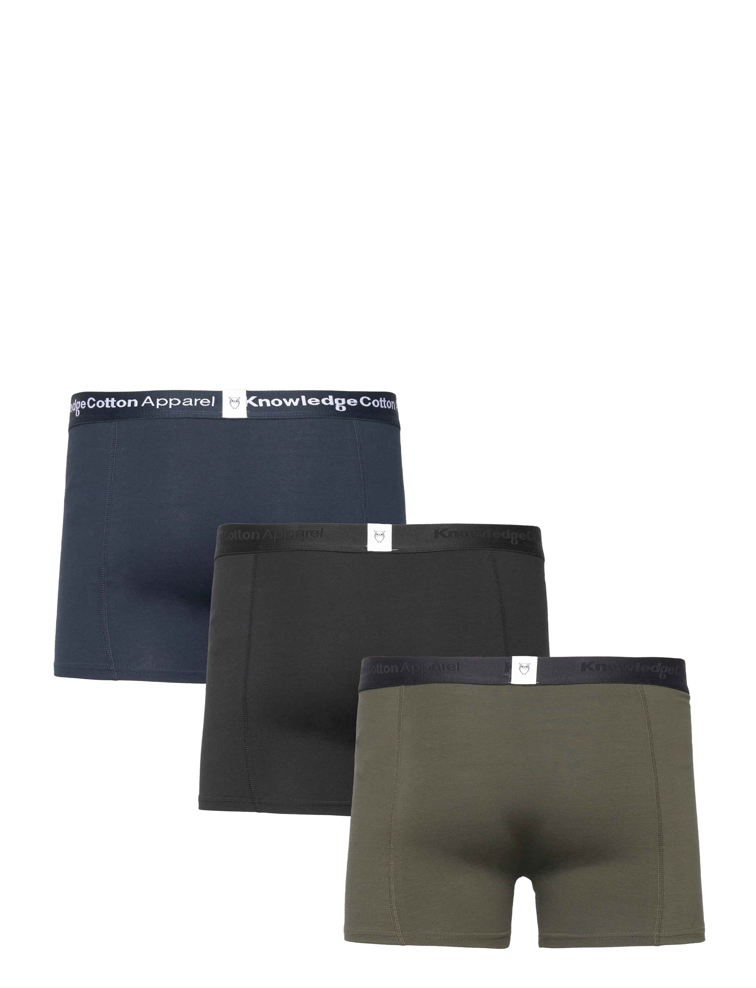 Knowledge Cotton Apparel - MAPLE 3-pack underwear - GOTS/Vegan - forrest night - 2