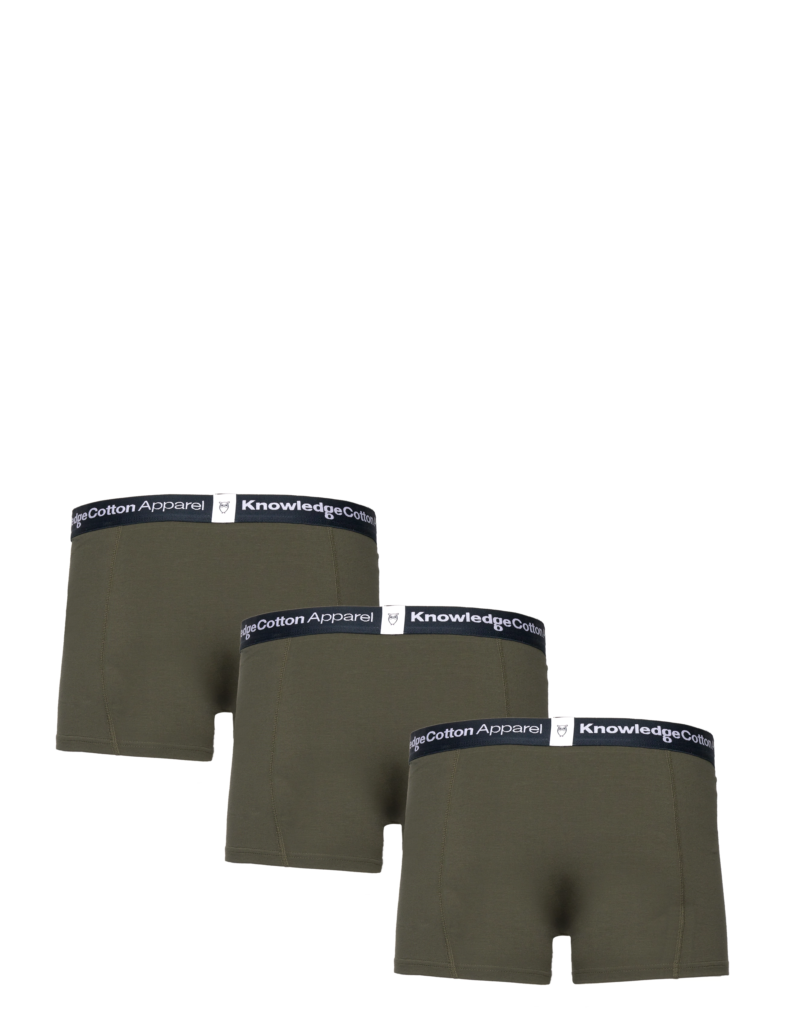 Knowledge Cotton Apparel - MAPLE 3-pack underwear - GOTS/Vegan - forrest night - 1