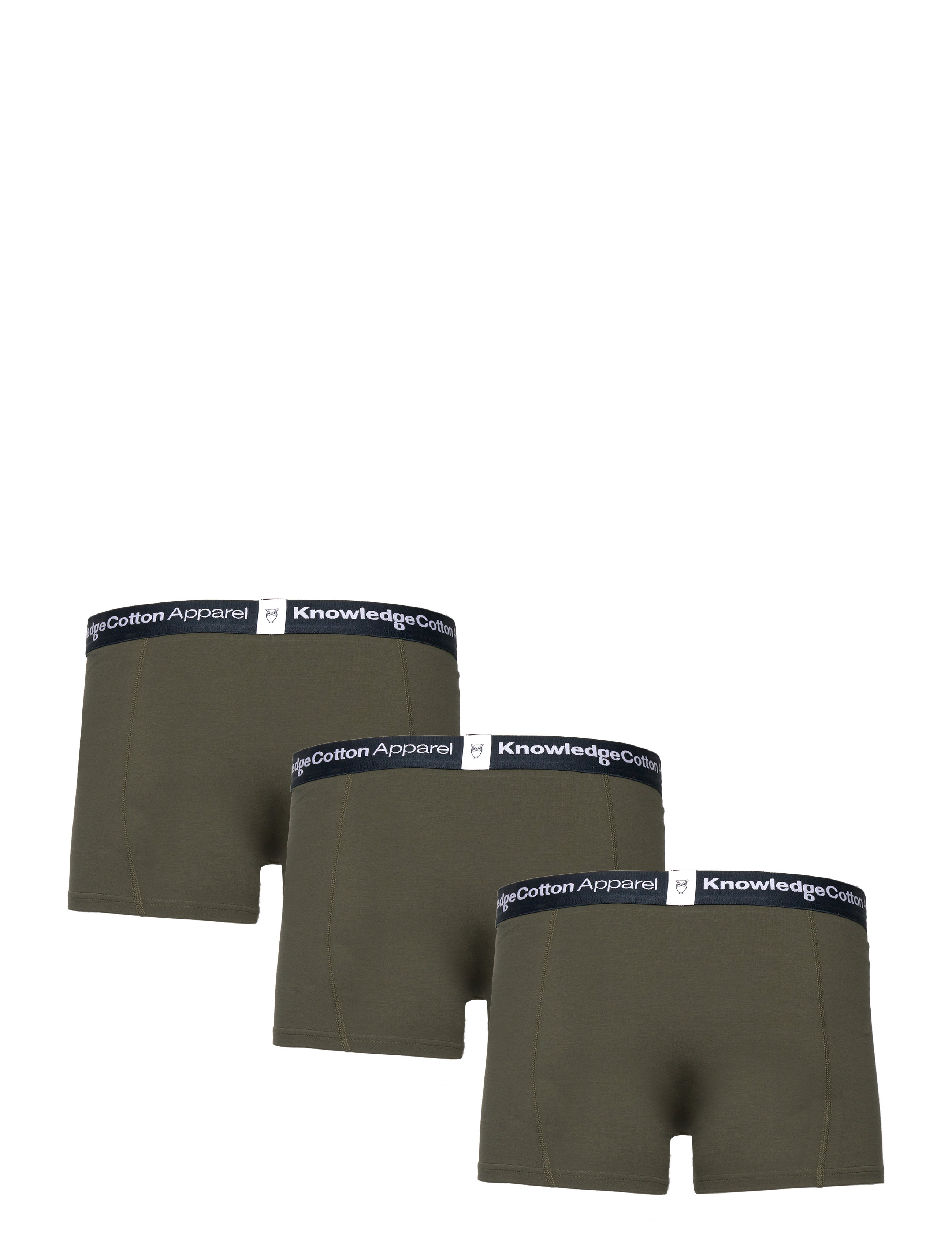 Knowledge Cotton Apparel - MAPLE 3-pack underwear - GOTS/Vegan - forrest night - 3