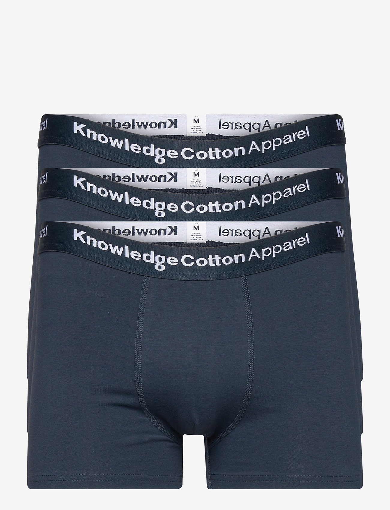 Knowledge Cotton Apparel - MAPLE 3-pack underwear - GOTS/Vegan - boxershorts - total eclipse - 0
