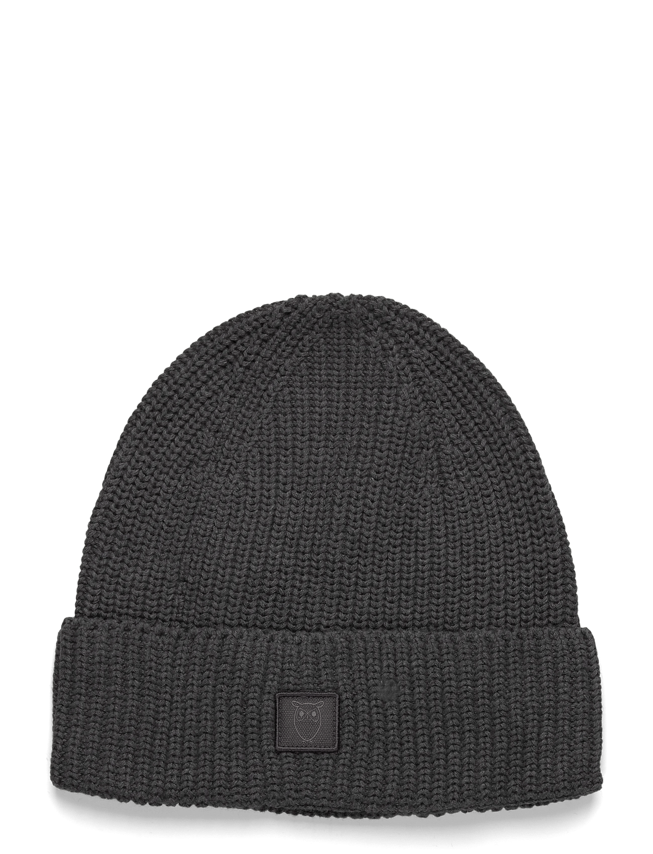 Rib hat - GOTS/Vegan - DARK GREY MELANGE