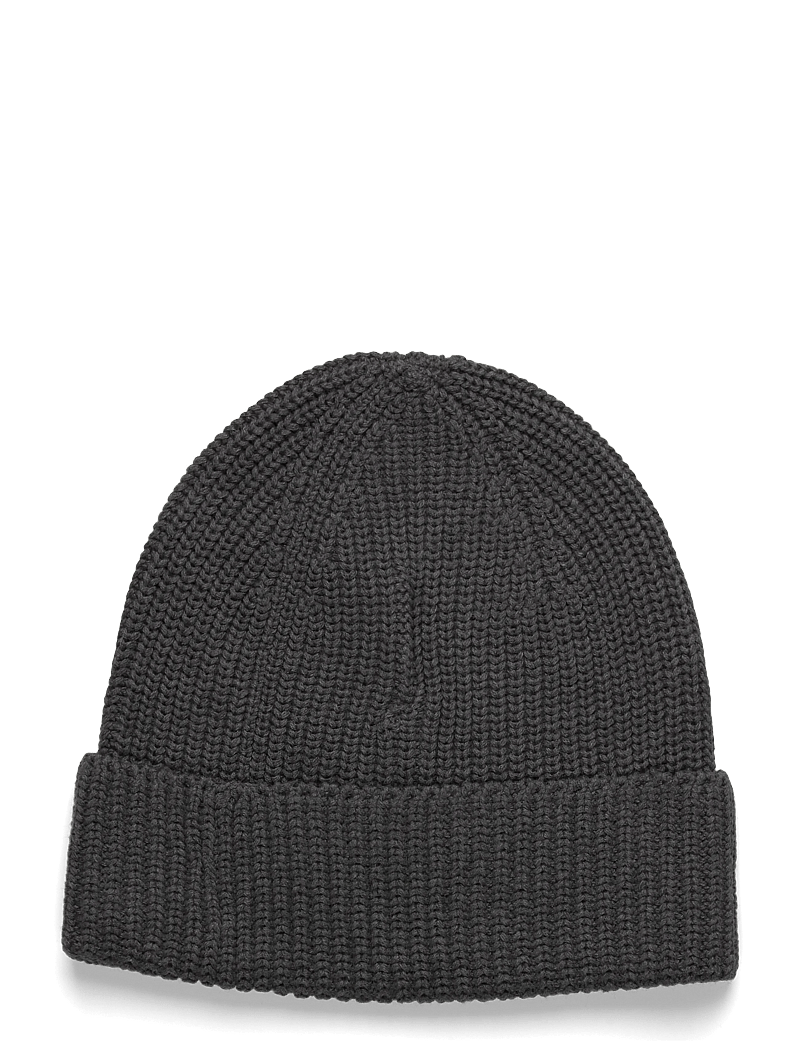 Knowledge Cotton Apparel - Rib hat - GOTS/Vegan - mützen - dark grey melange - 1