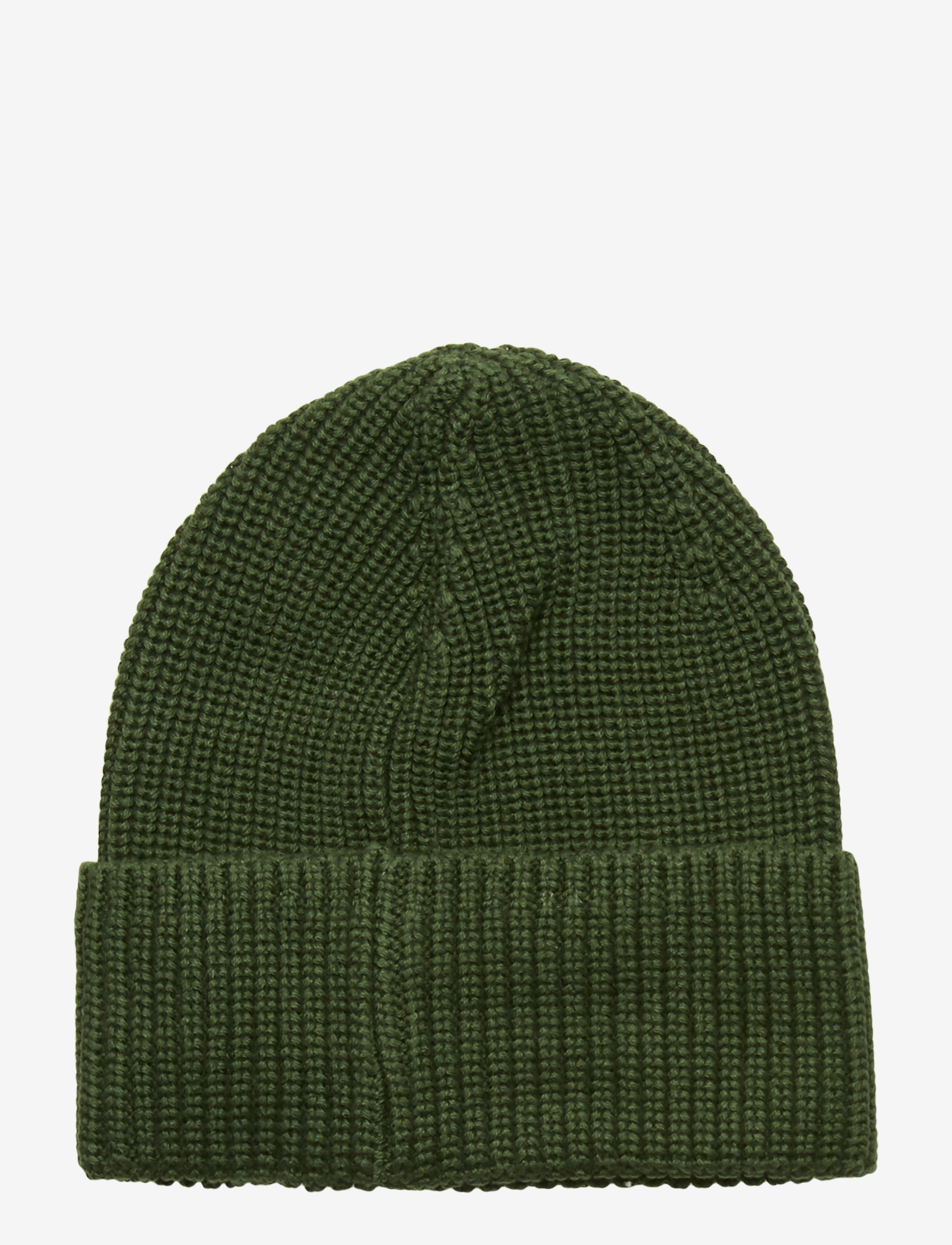 Knowledge Cotton Apparel - Rib hat - GOTS/Vegan - laveste priser - green forest - 1