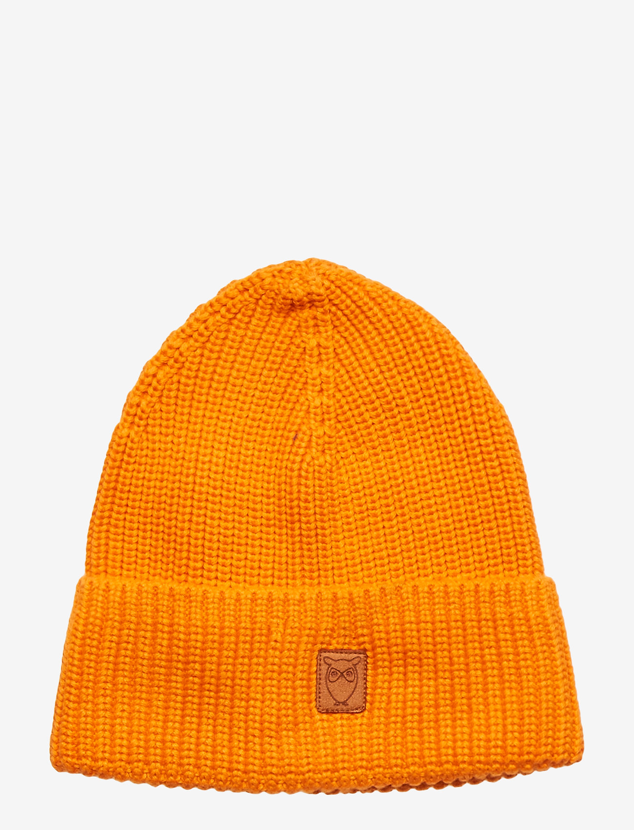 Knowledge Cotton Apparel - Rib hat - GOTS/Vegan - laveste priser - persimmon orange - 0