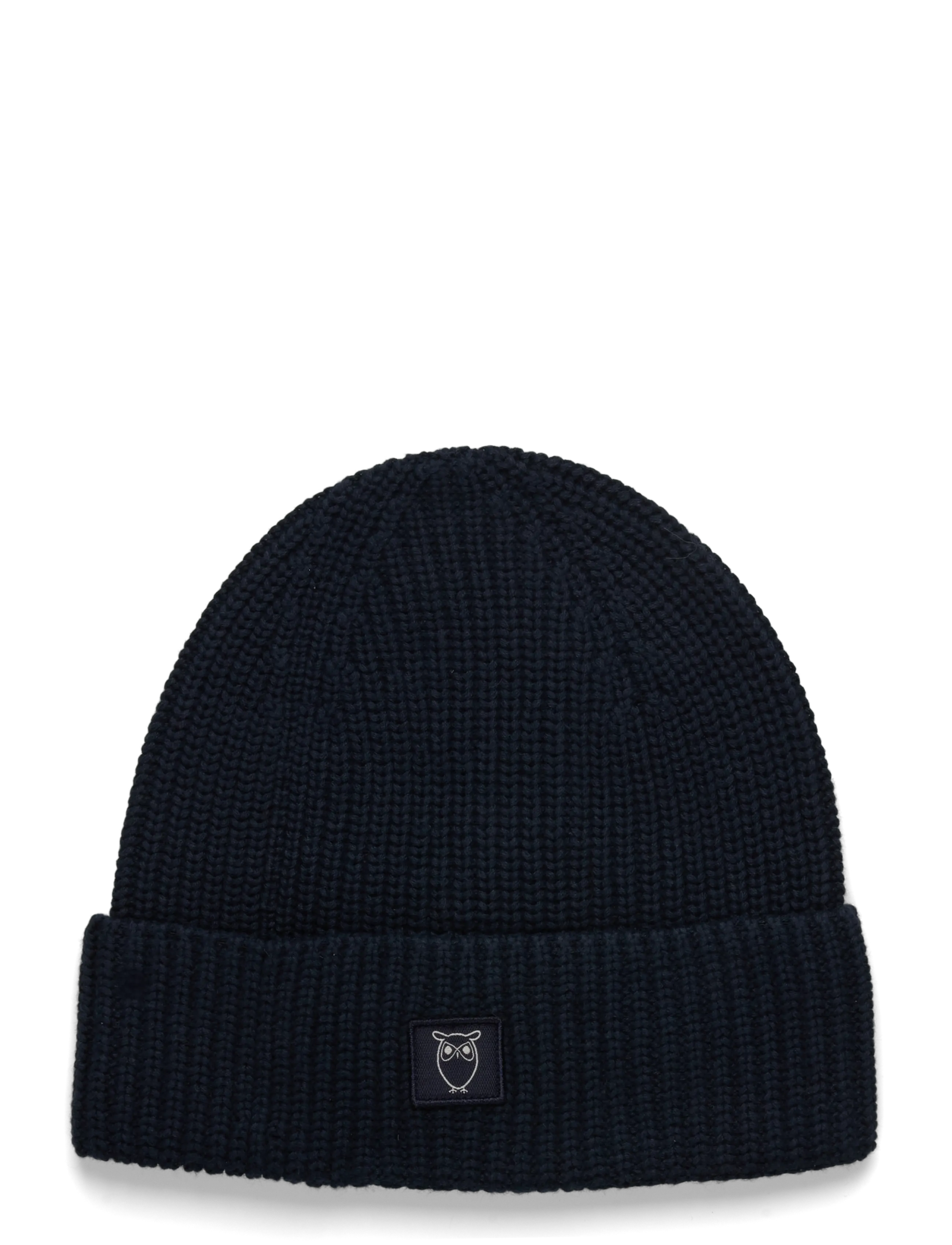 Knowledge Cotton Apparel Rib hat - GOTS/Vegan - Accessories - TOTAL ECLIPSE / navy