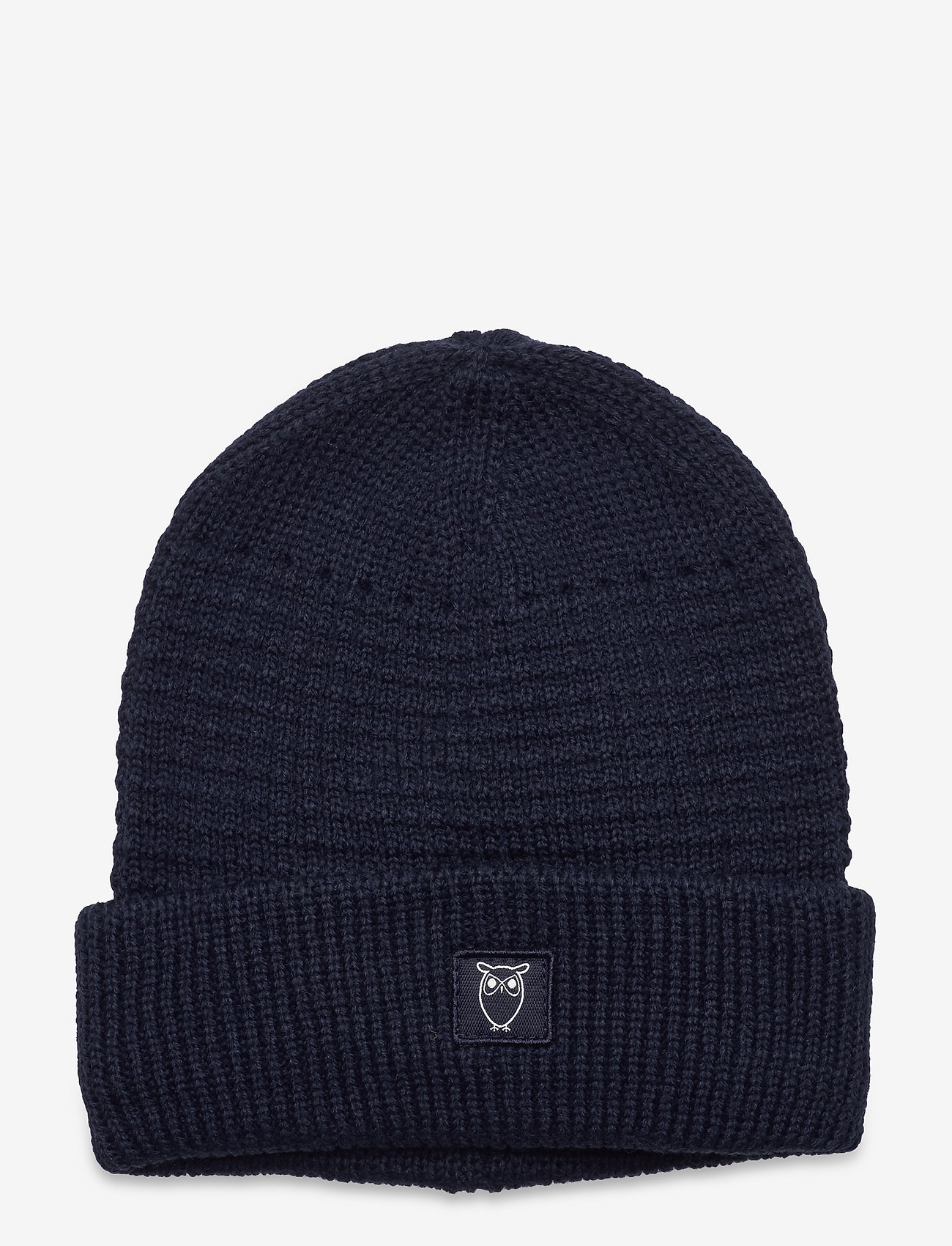 Knowledge Cotton Apparel - LEAF polylana beanie - total eclipse - 0