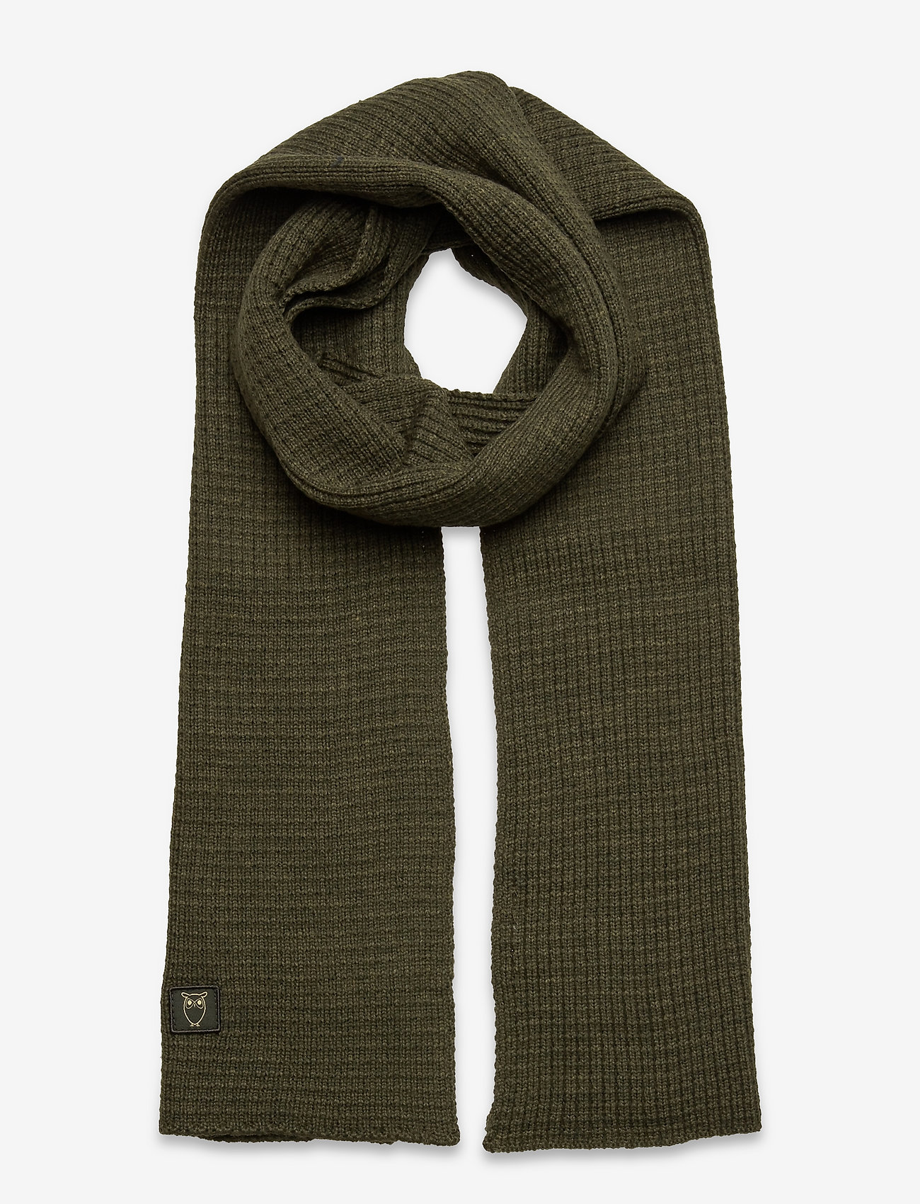 Knowledge Cotton Apparel - JUNIPER polylana scarf - forrest night - 0