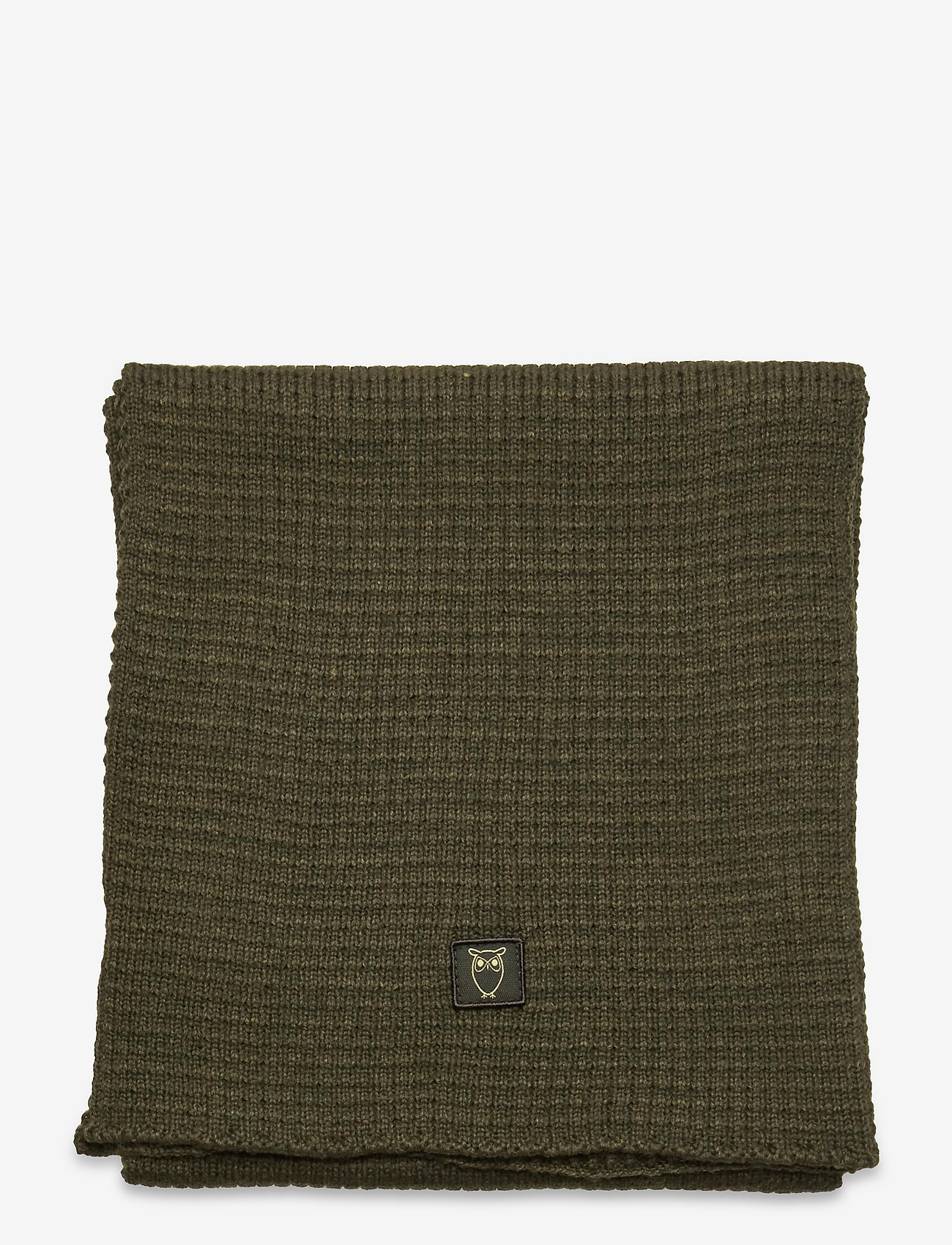 Knowledge Cotton Apparel - JUNIPER polylana scarf - forrest night - 1