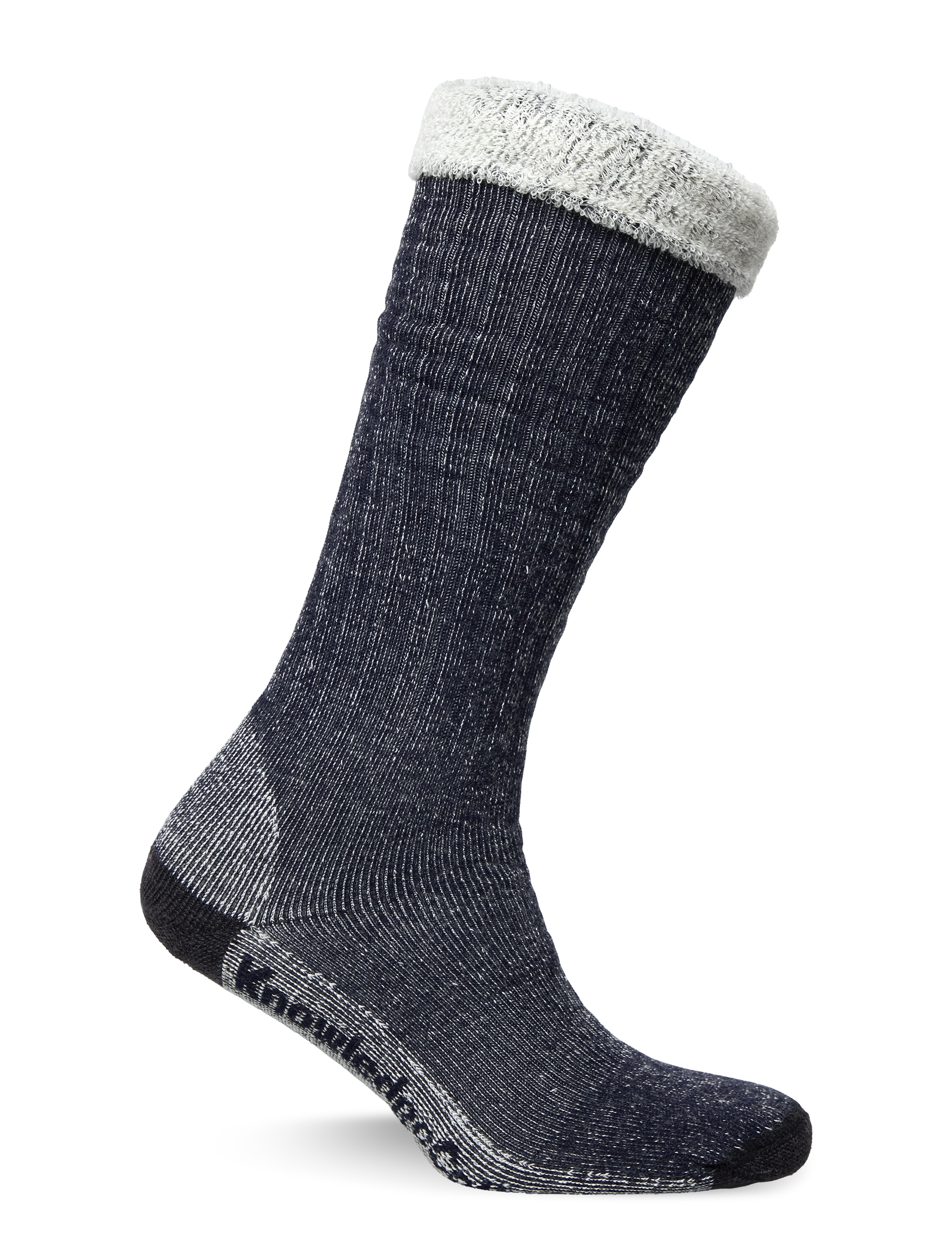 Knowledge Cotton Apparel - 1 pack high terry wool sock - total eclipse - 1
