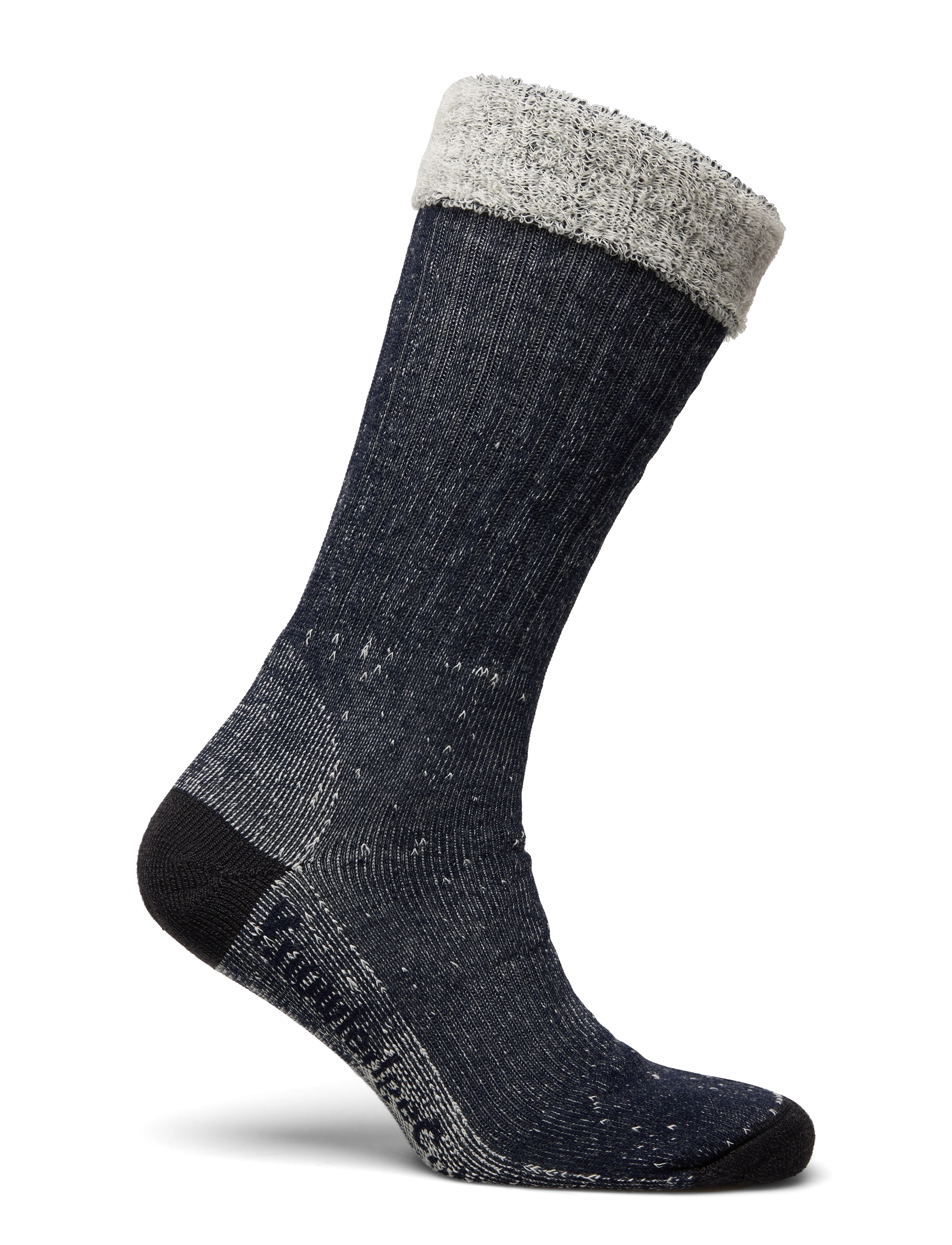 Knowledge Cotton Apparel - Low terry wool sock 1-pack - total eclipse - 1