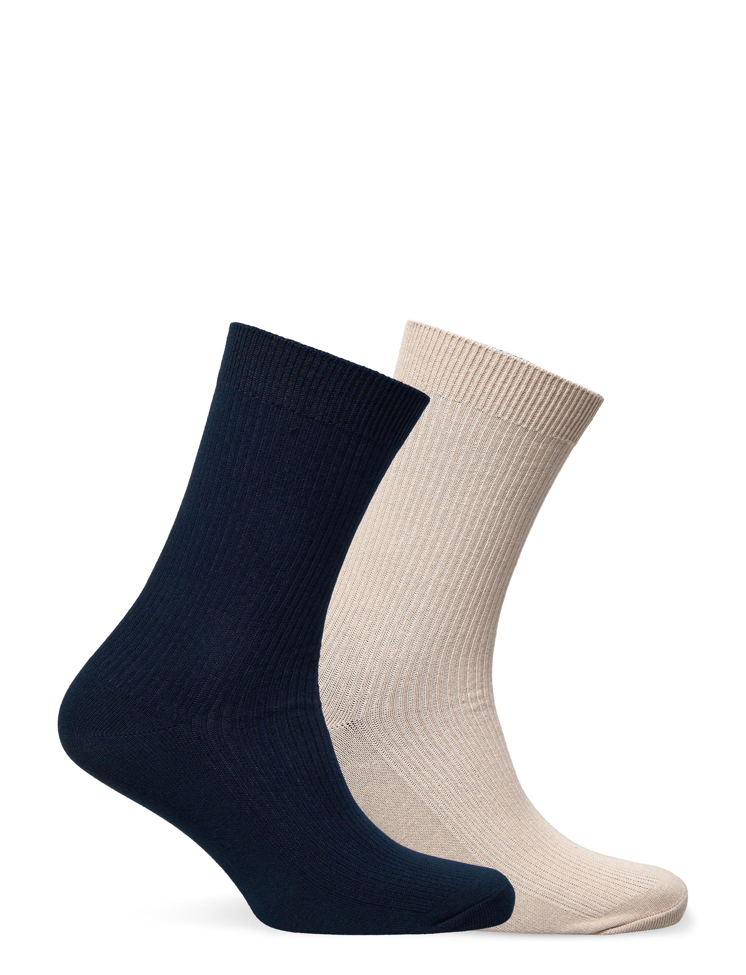Knowledge Cotton Apparel - 2-pack classic sock - GOTS/Vegan - light feather gray - 1